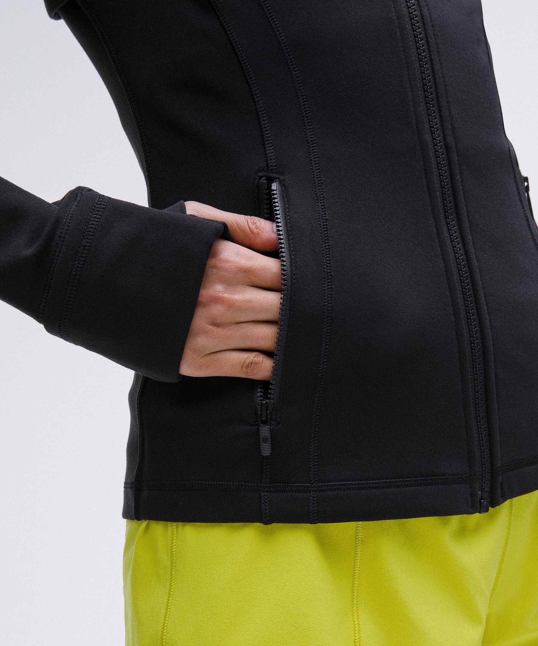 Black Define panelled performance jacket, lululemon