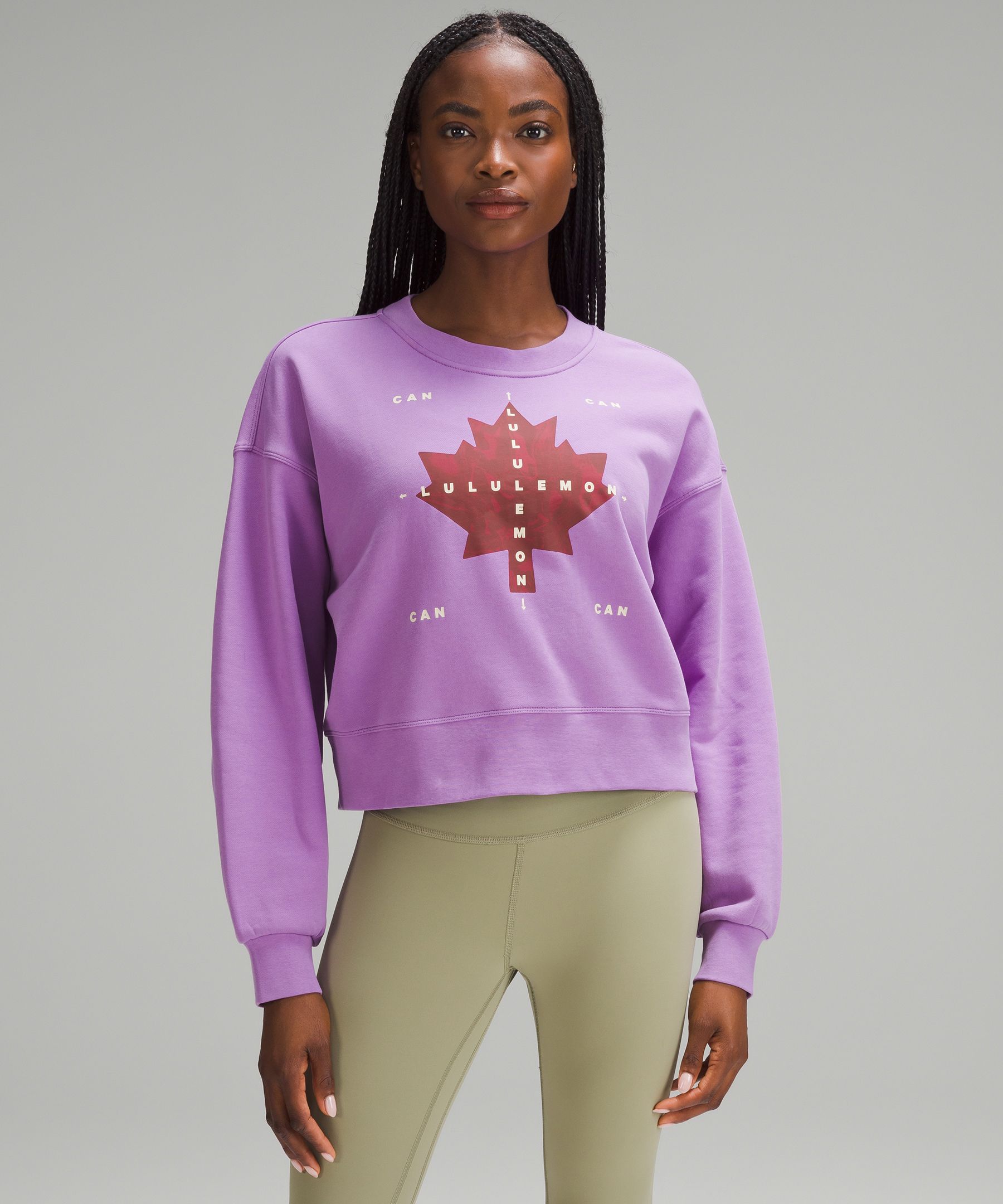 Team Canada Perfectly Oversized Cropped Crew *Paralympic Team Logo |  Women's Hoodies u0026 Sweatshirts | lululemon Canada