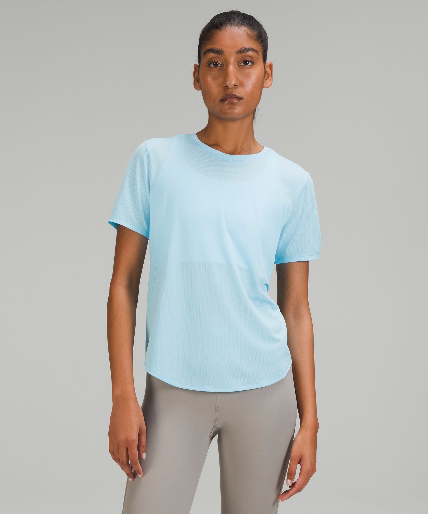 High-Neck Running and Training T-Shirt