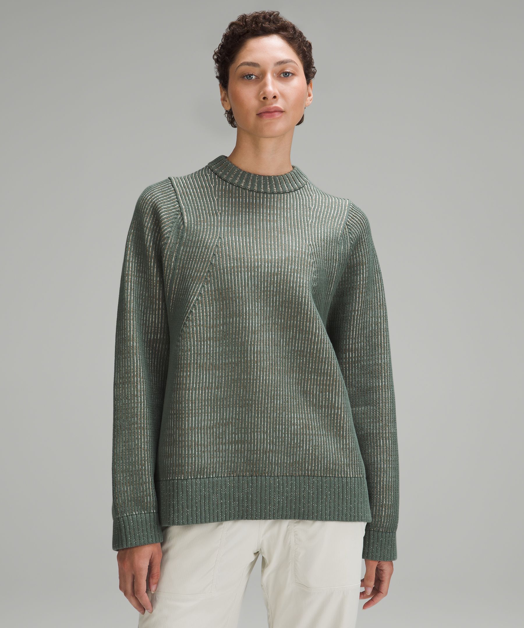 Lululemon Cotton-Blend Crewneck Sweater
