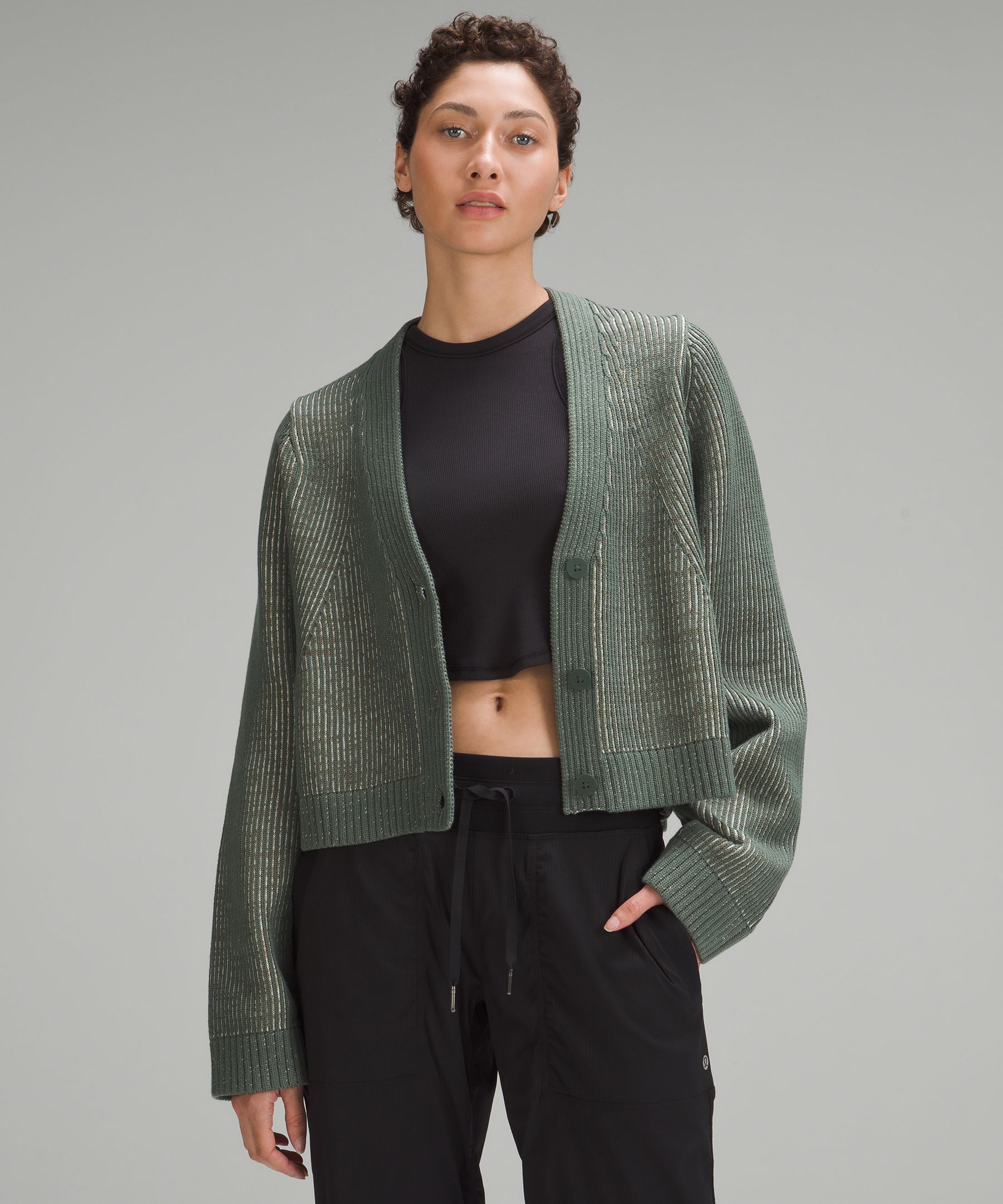 Lululemon Cotton-Blend Cardigan