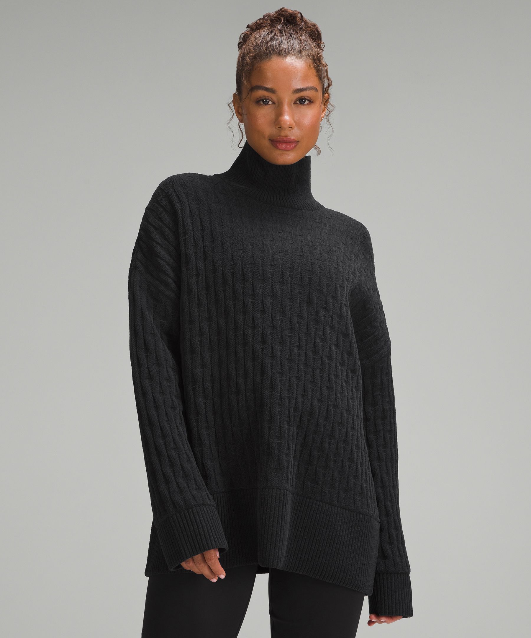 Cable-Knit Relaxed-Fit Sweater | Jumpers | Lululemon UK