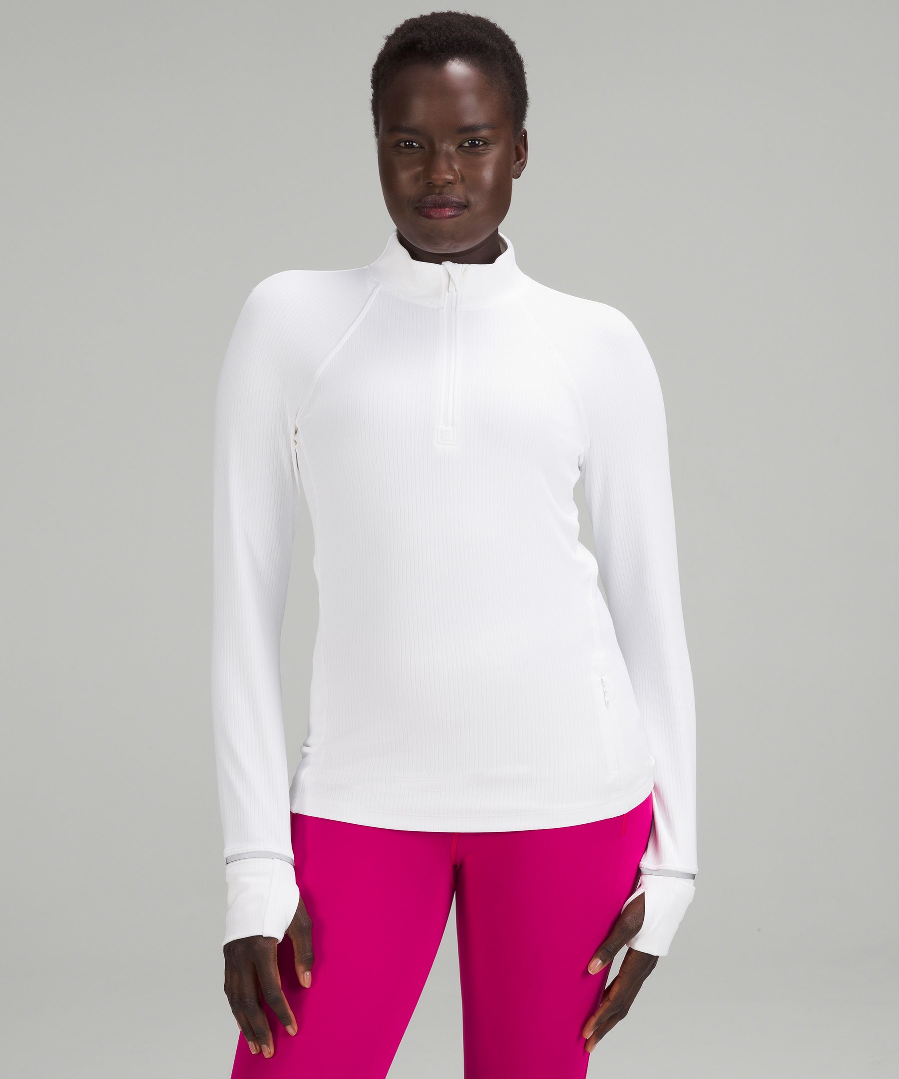 Lululemon It's Rulu Run Long-Sleeve Shirt - White/Neutral - Size 4