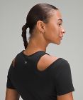 Shoulder Cut-Out Yoga T-Shirt