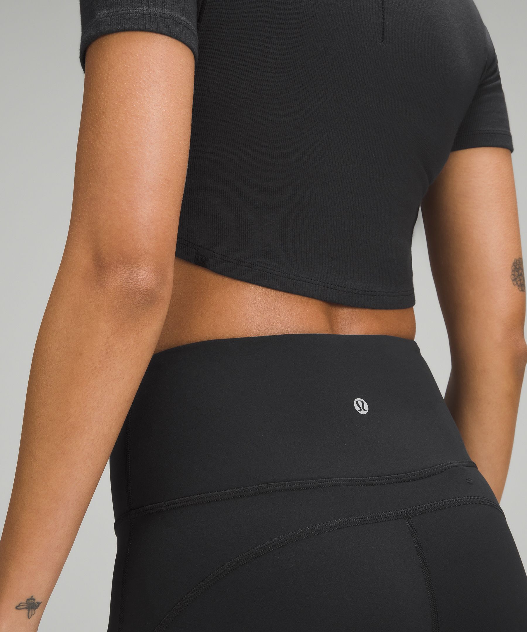 Blusa Lululemon Cropped Cinza Original - NBV483