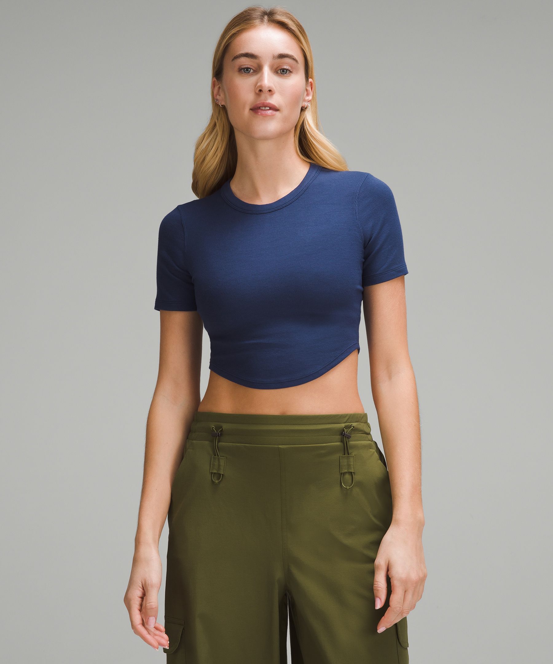 Hold Tight Cropped T-Shirt, Short Sleeve Tops