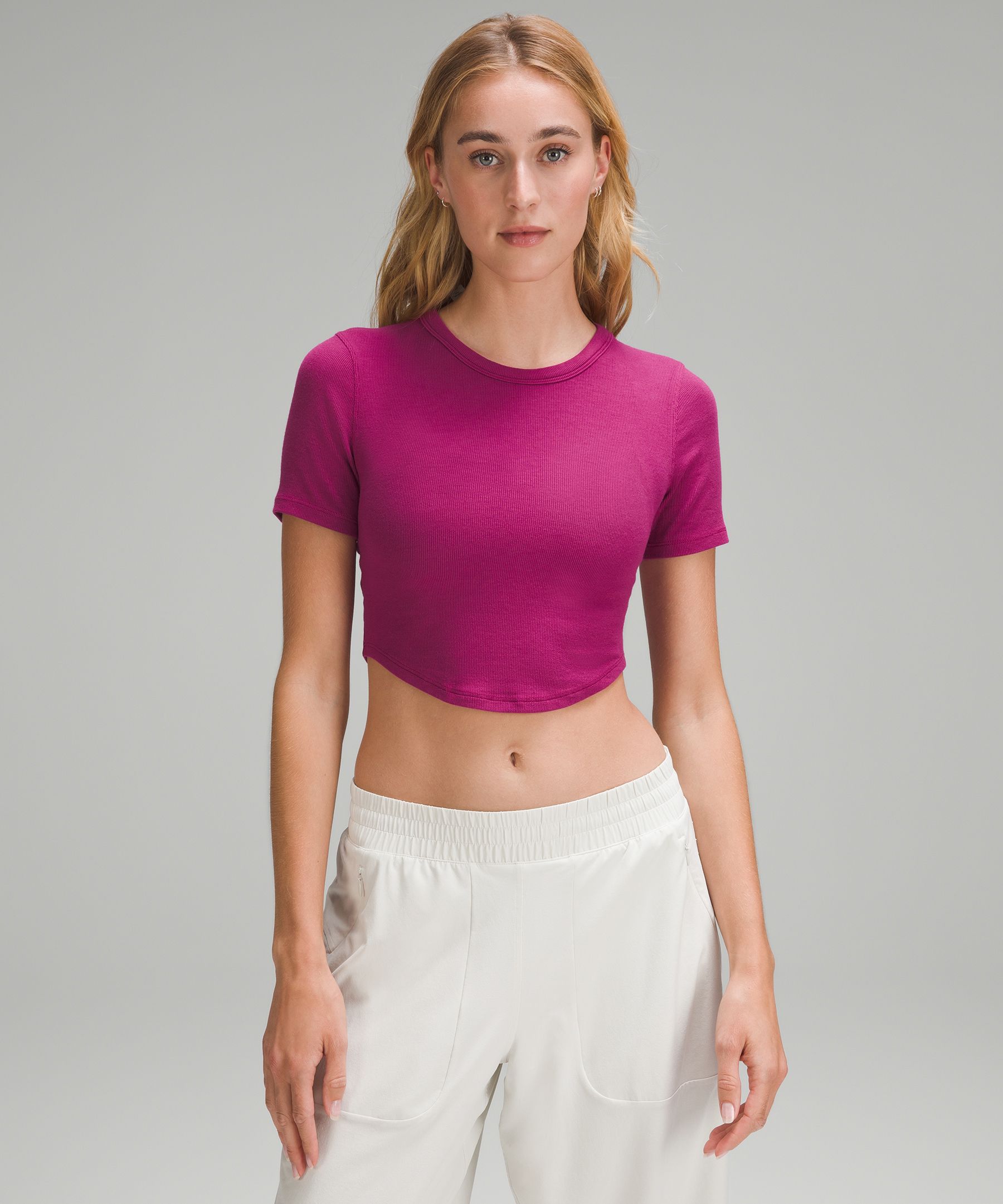 Maryanne Jones timmerman Kan worden berekend Hold Tight Cropped T-Shirt | Women's Short Sleeve Shirts & Tee's | lululemon