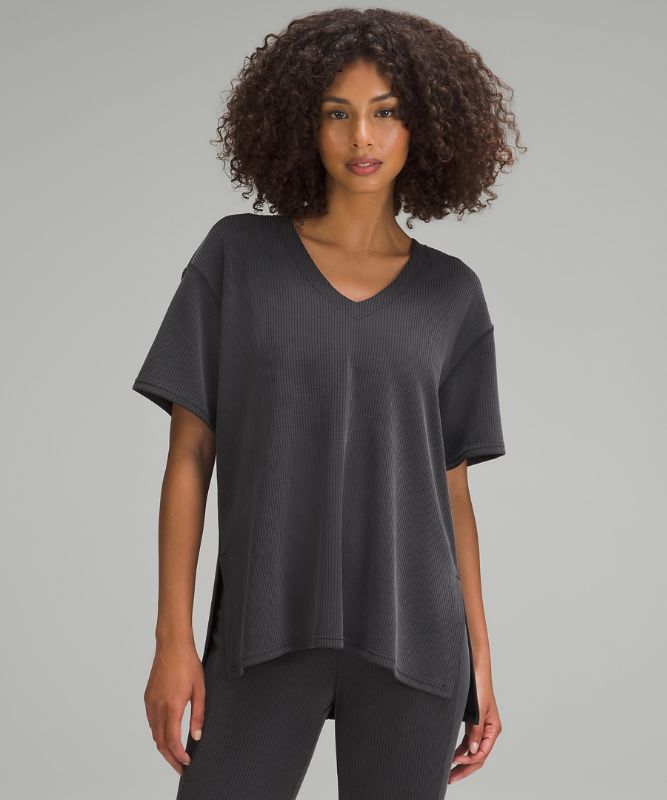 Ribbed Softstreme Relaxed-Fit T-Shirt