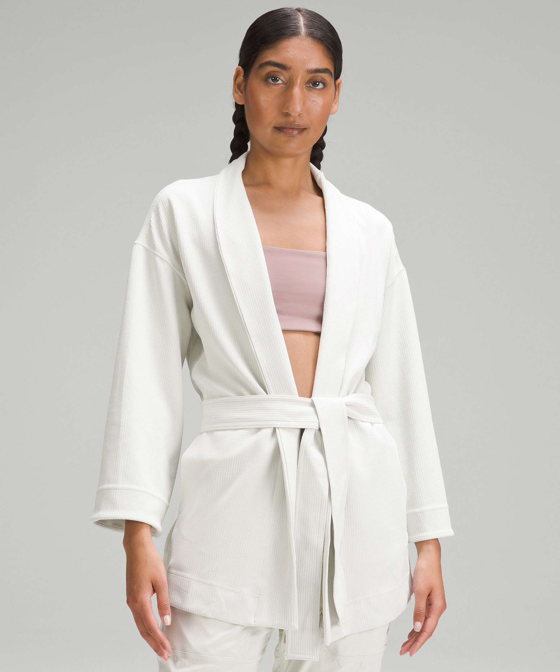 Lululemon Ribbed Softstreme Belted Wrap