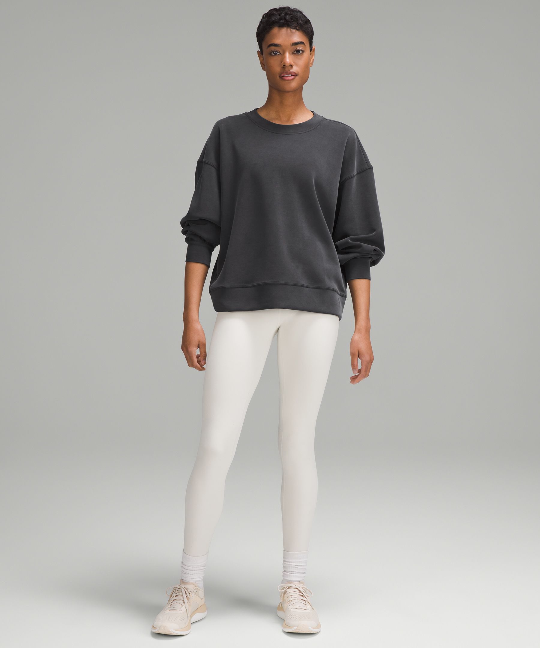 Lululemon Womens Incognito Camo Multi Grey Black Scuba Crew Pullover  Sweatshirt Size 2 - $70 - From Karena