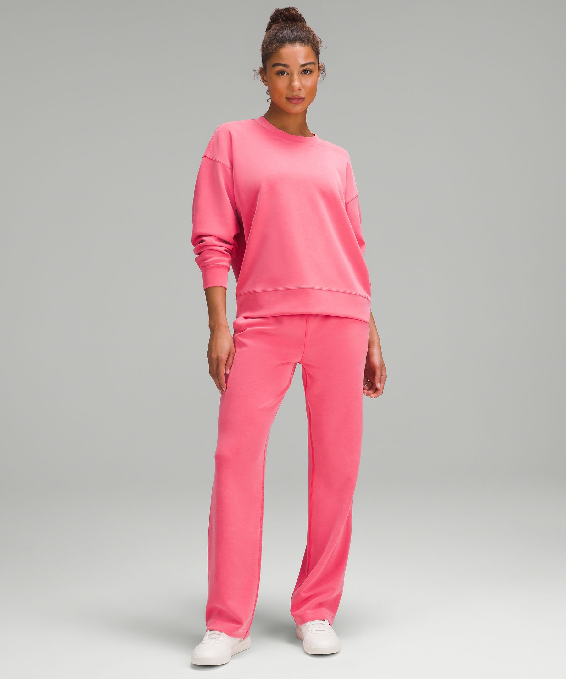 Sweatshirt Lululemon Pink size 4 US in Cotton - 40694878