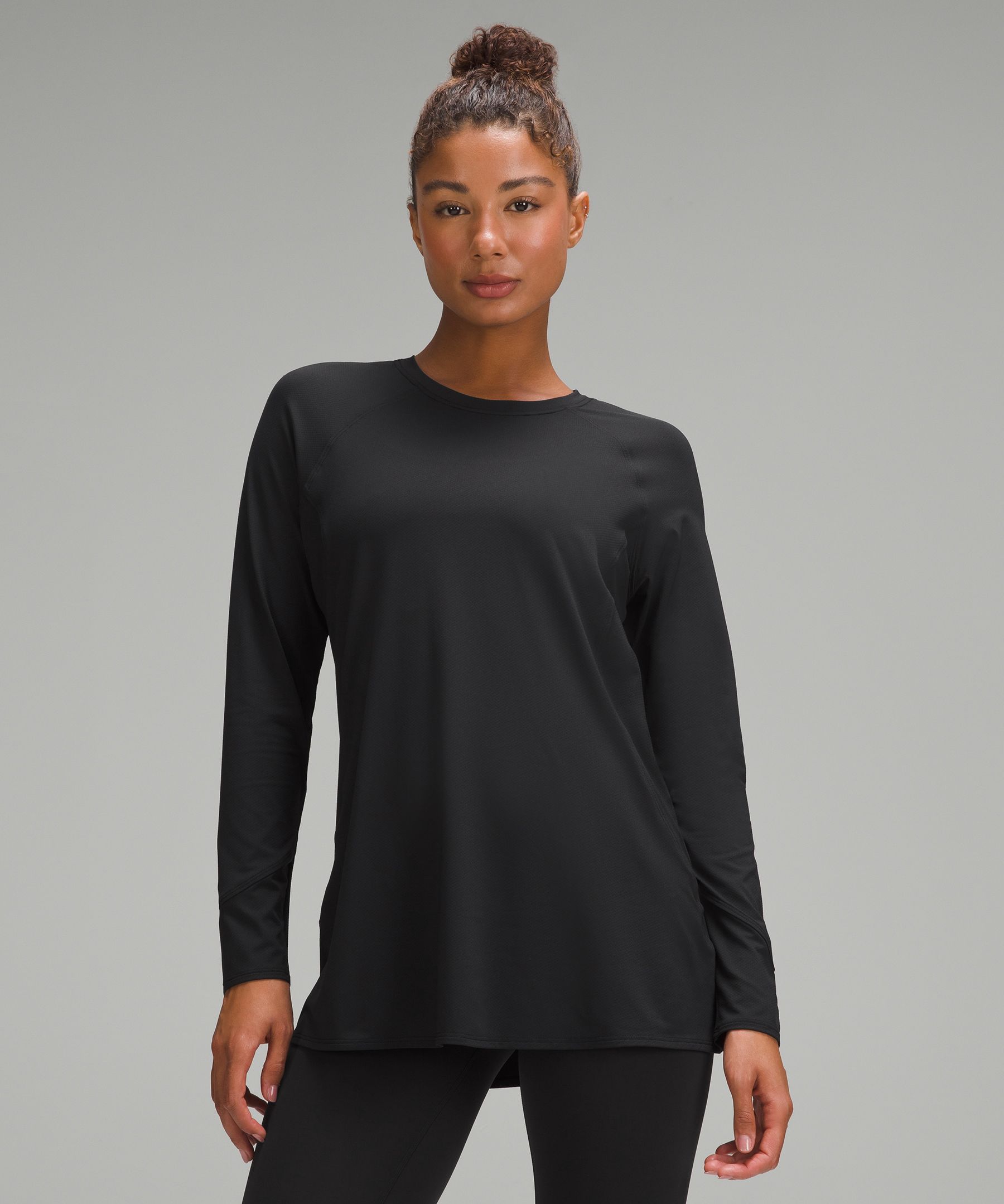 Lululemon Athletica Color Block Black Active T-Shirt Size 8 - 52% off