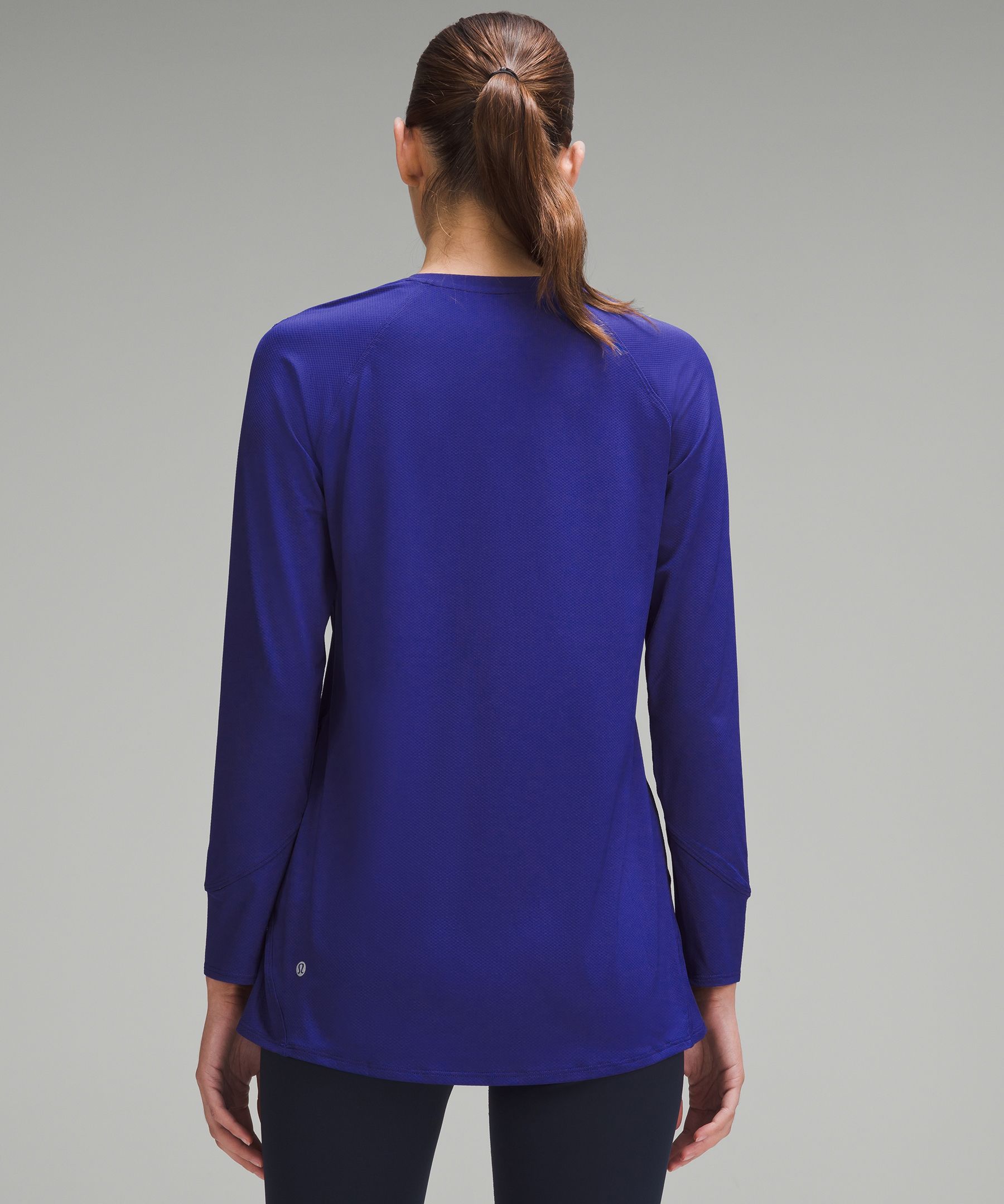 Shop Lululemon Abrasion-resistant High-coverage Long-sleeve Shirt