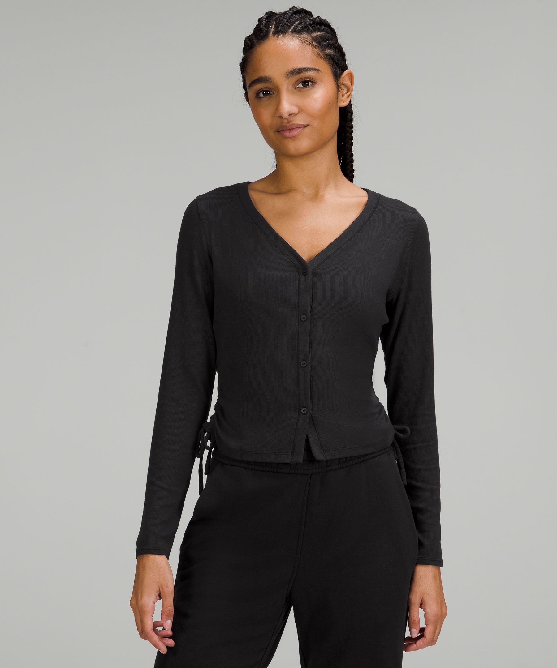 Lululemon Womens Crewneck Long Sleeve Jacquard Sweater Burgundy Size 1 -  Shop Linda's Stuff
