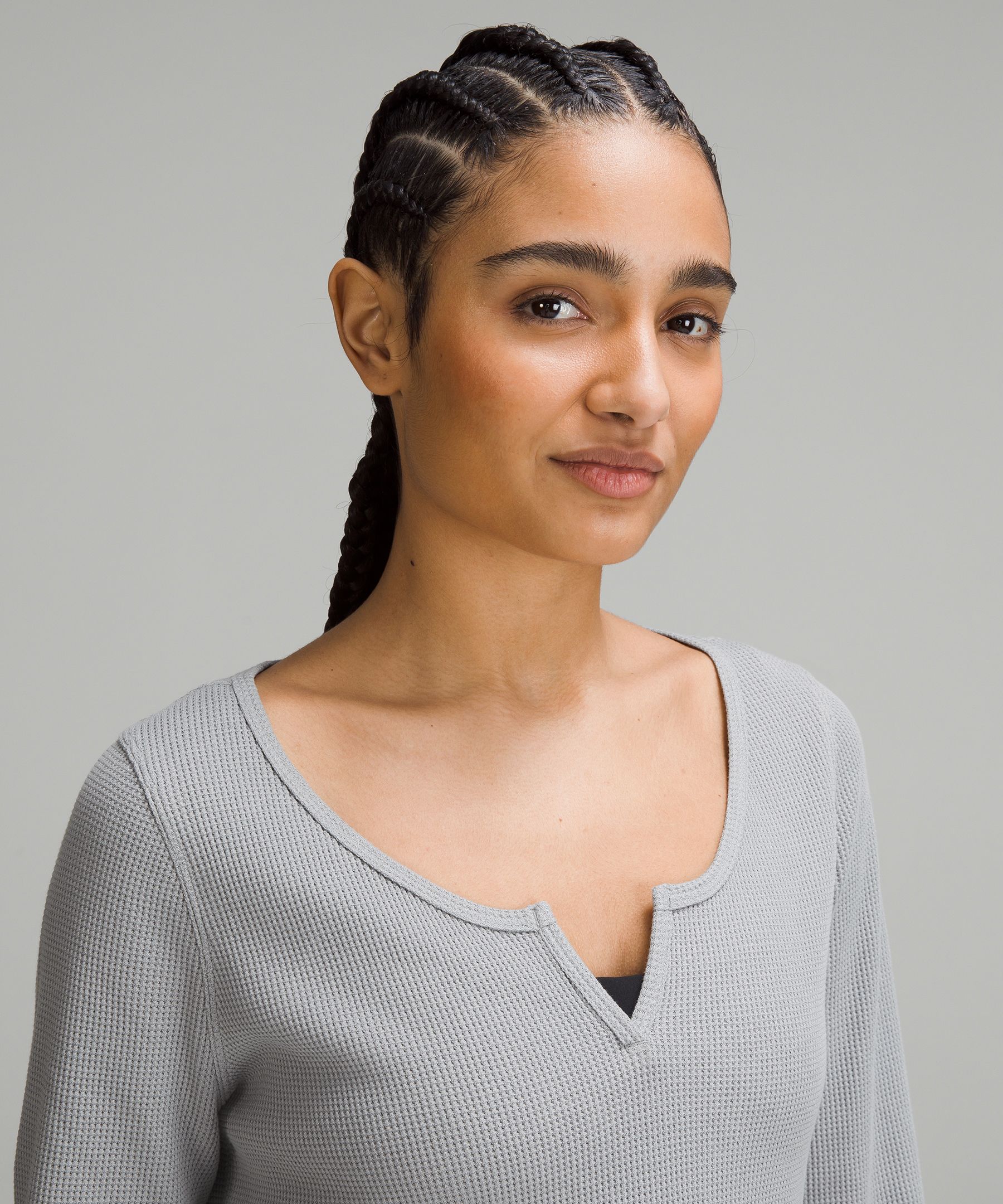 CottonBlend Henley LongSleeve Shirt lululemon Hong Kong SAR