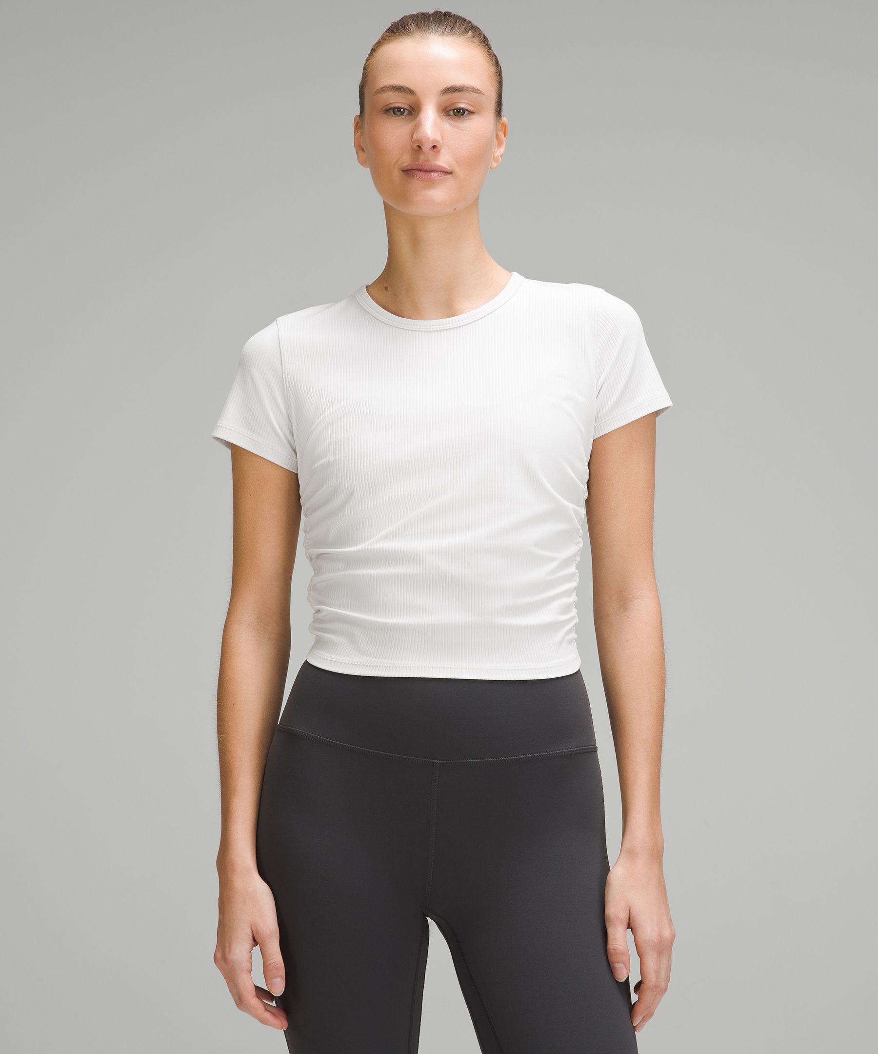 Shop Lululemon All It Takes Ribbed Nulu T-shirt