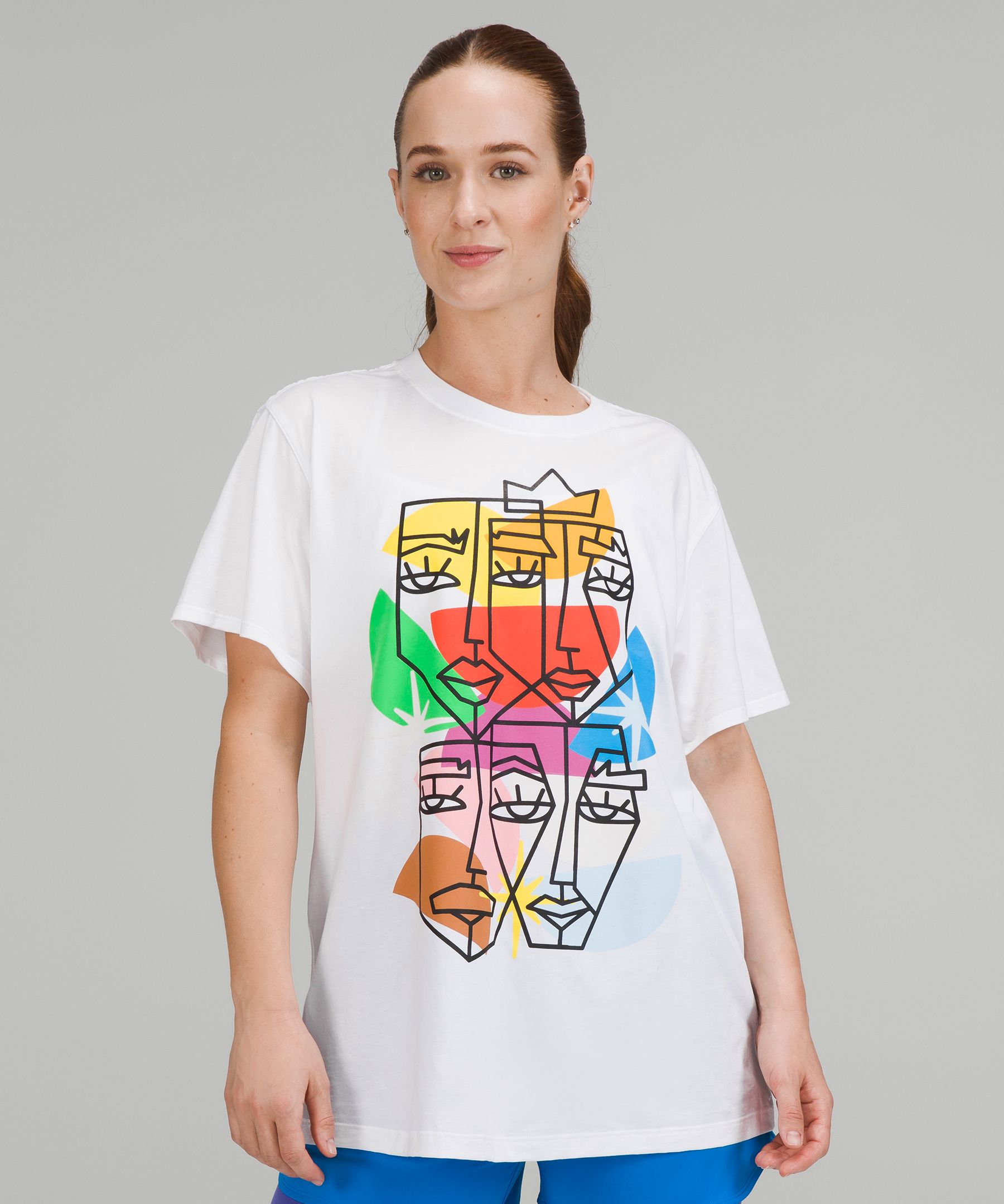 Lululemon All Yours Cotton T-shirt Pride In White