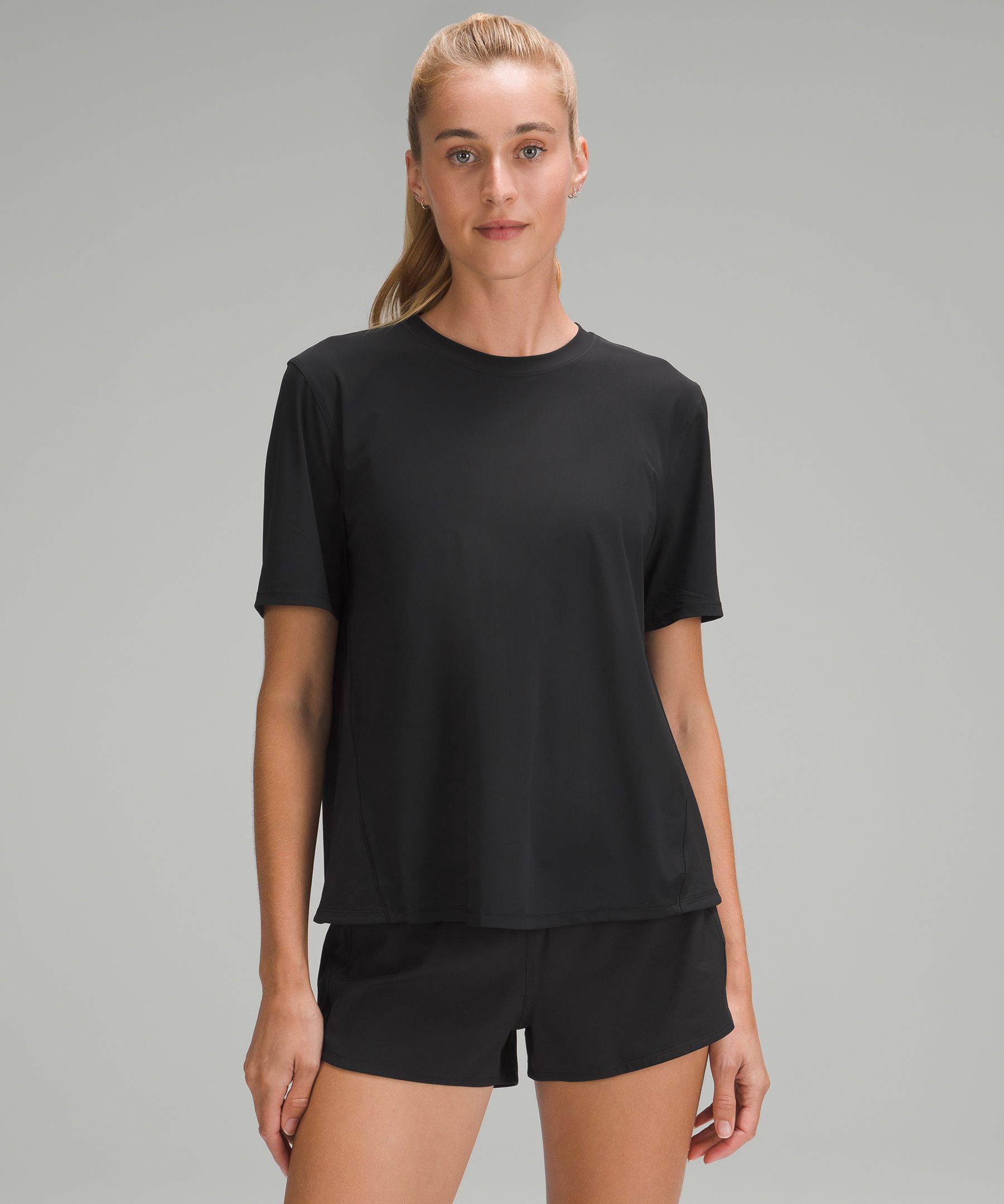 Lululemon Mesh Panelled Uv Protection Running T-shirt