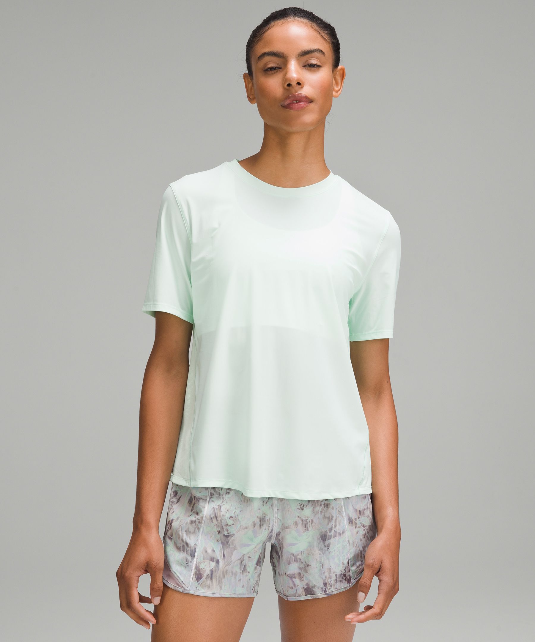 Lululemon Mesh Panelled Uv Protection Running T-shirt