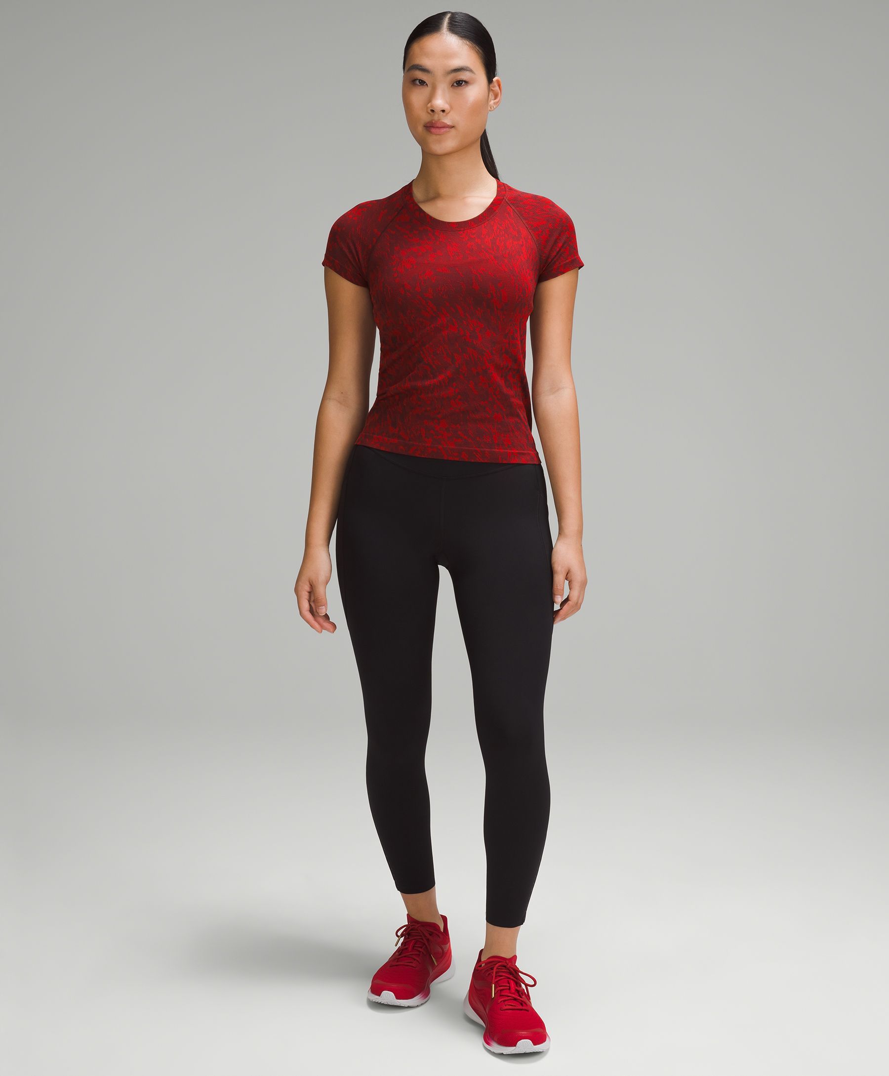 Lululemon athletica Swiftly Tech Cropped Short-Sleeve Shirt 2.0, Women's Short  Sleeve Shirts & Tee's