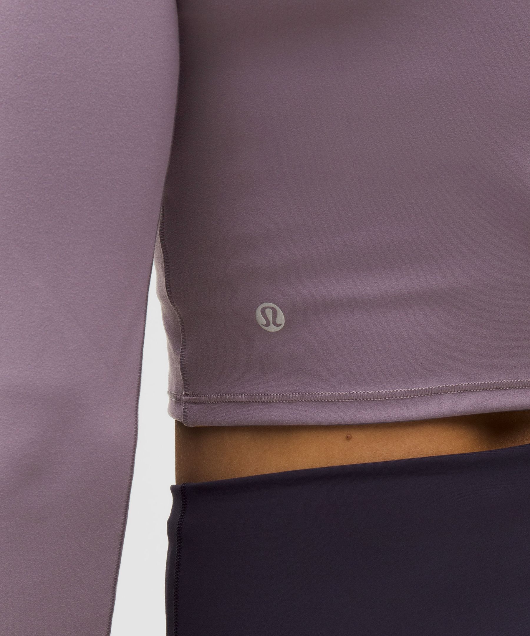 Lululemon Wunder Train Cropped Long-sleeve Shirt