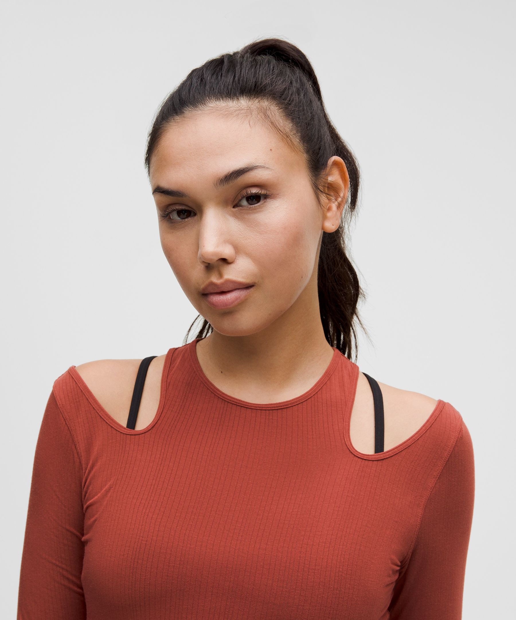 Lululemon Shoulder Cut-out Yoga Long-sleeve Shirt