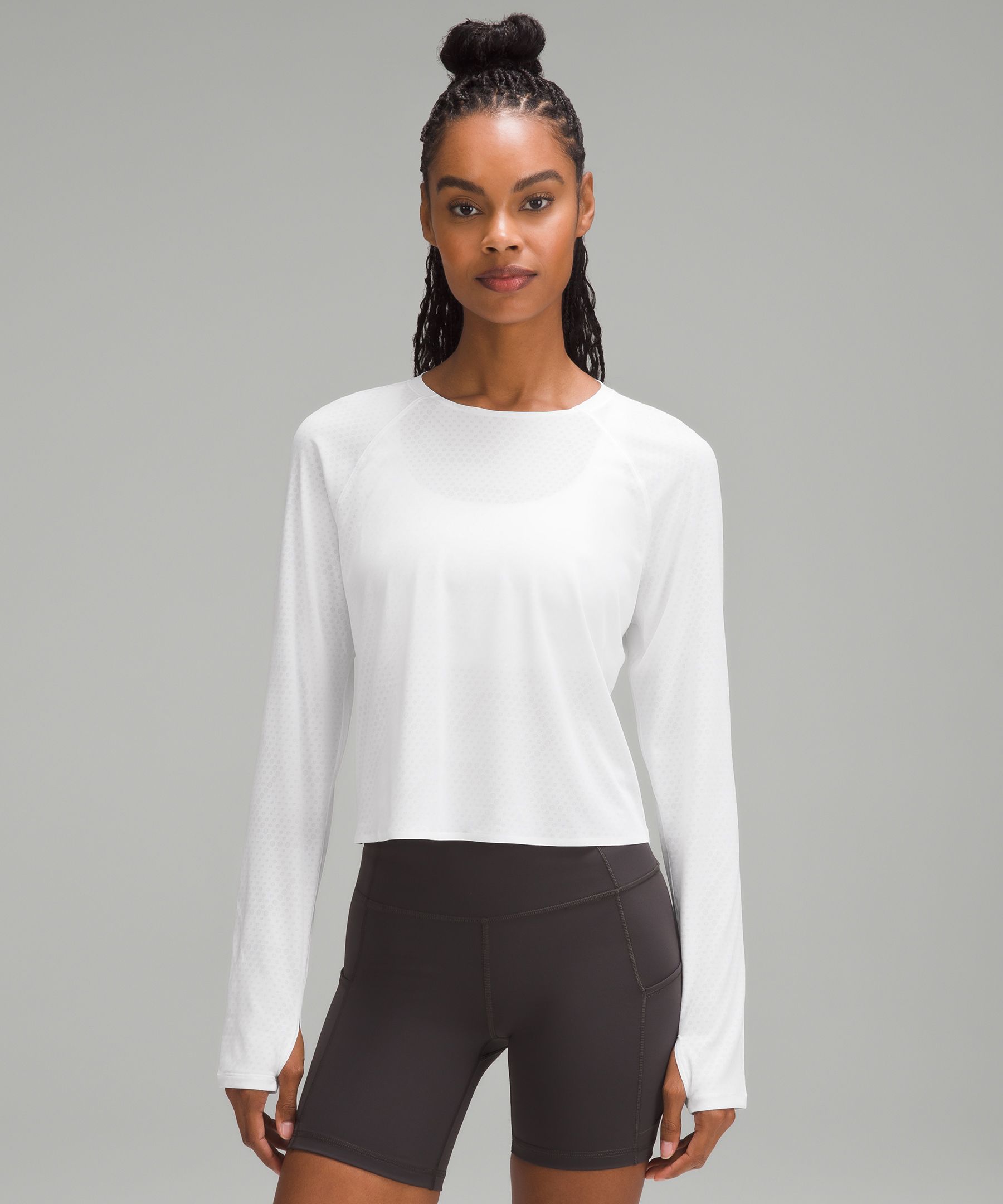 Lululemon Fast and Free Race Length Long-Sleeve Shirt