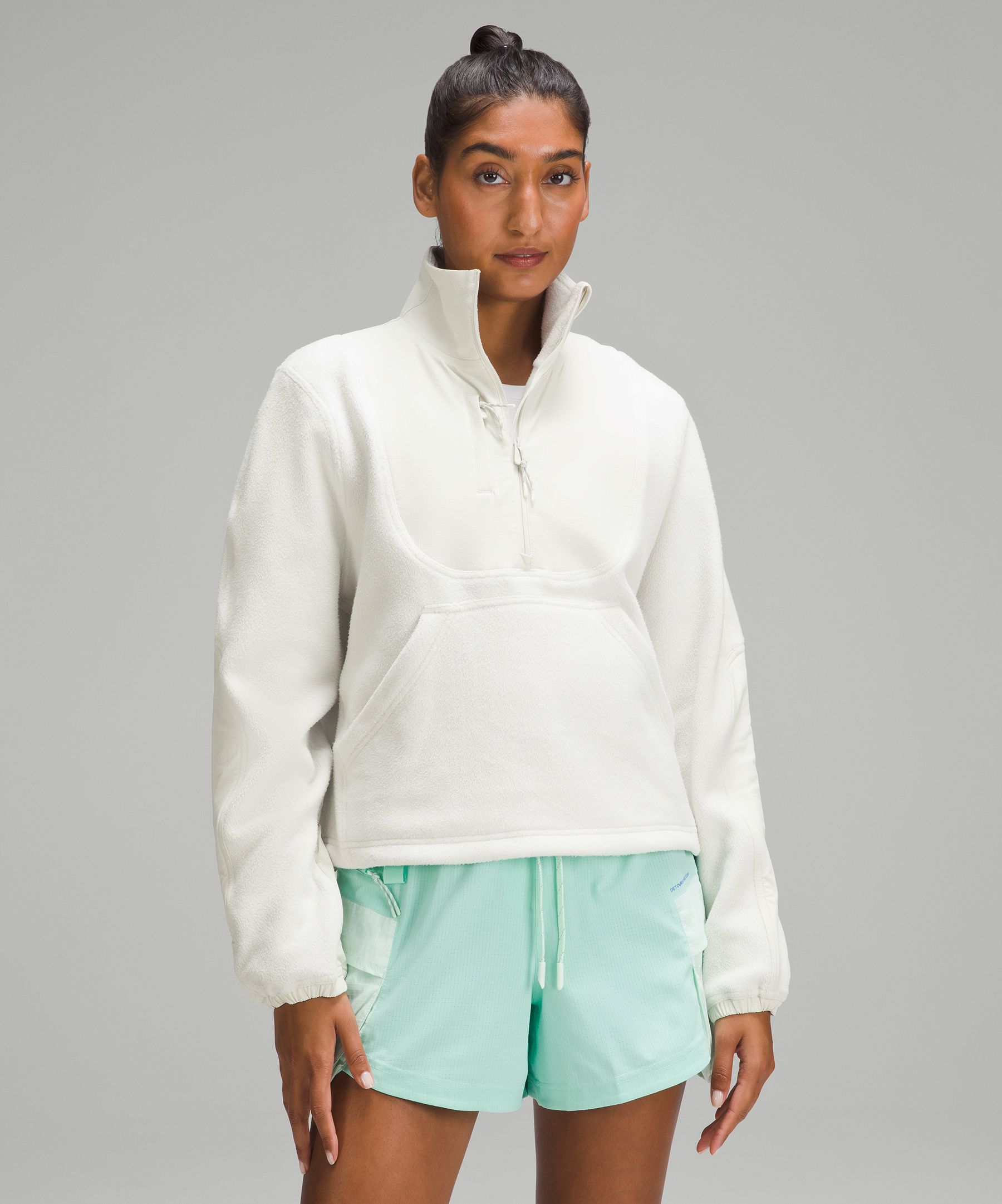 Black Steady State oversized scuba sweatshirt, Lululemon