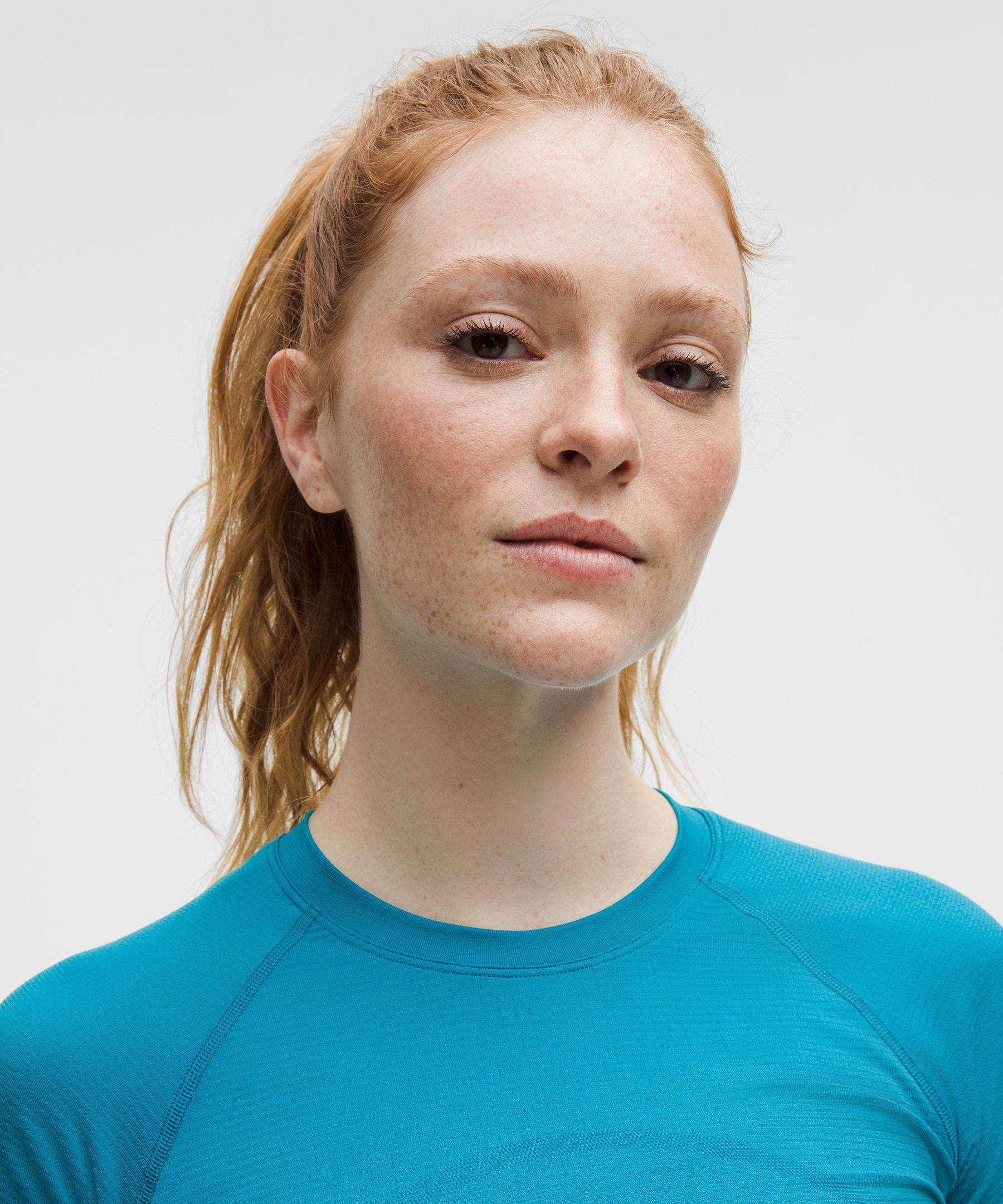 LULULEMON SWIFTLY TECH CROPPED SHORT-SLEEVE SHIRT 2.0 