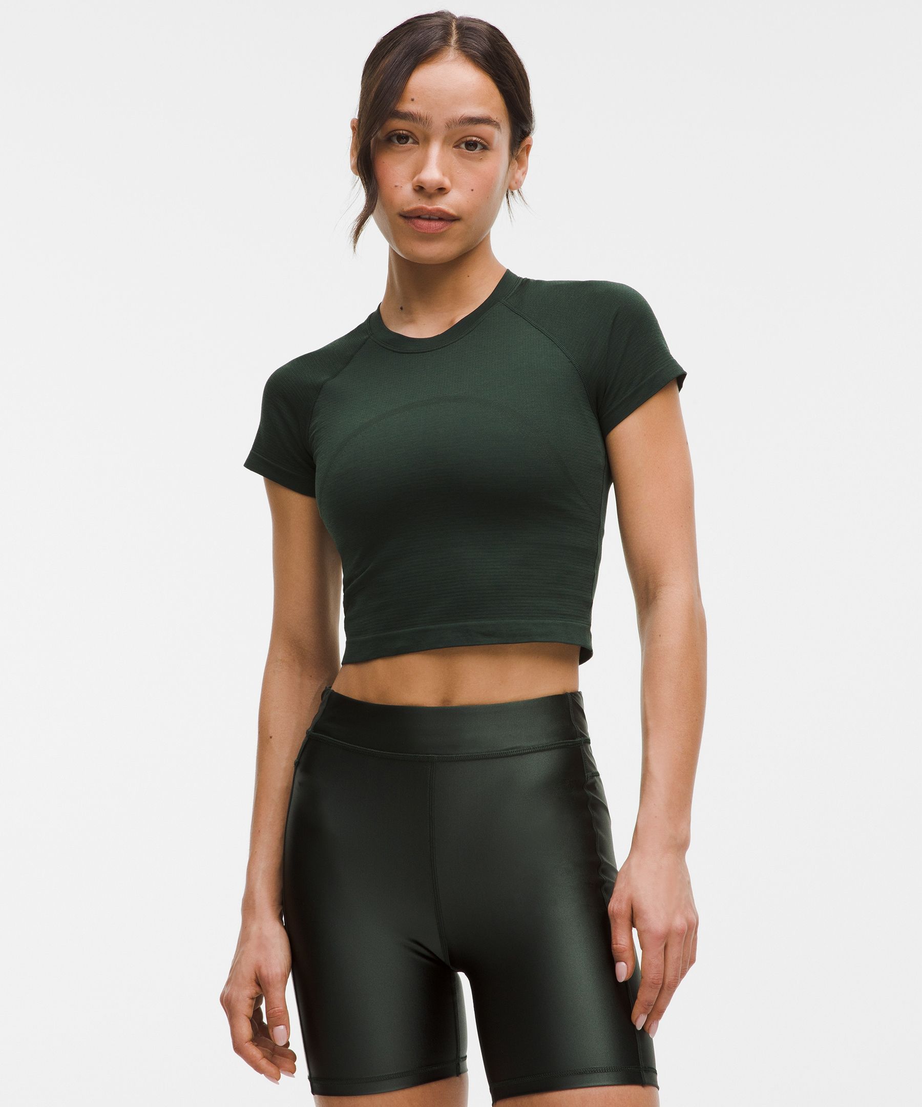 Swiftly Tech Cropped Short-Sleeve Shirt 2.0