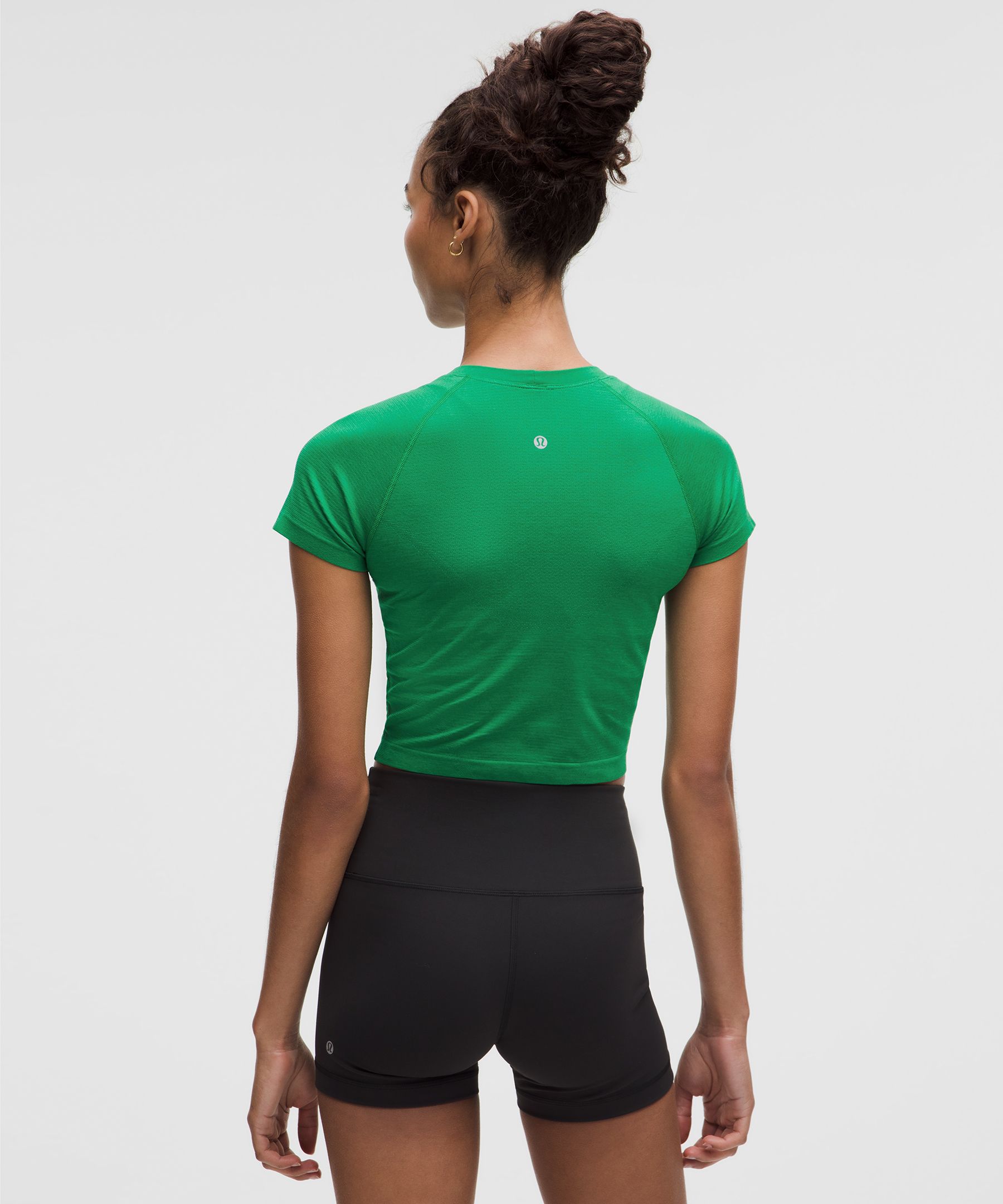 Lululemon Swiftly Tech Cropped Short-sleeve Shirt 2.0