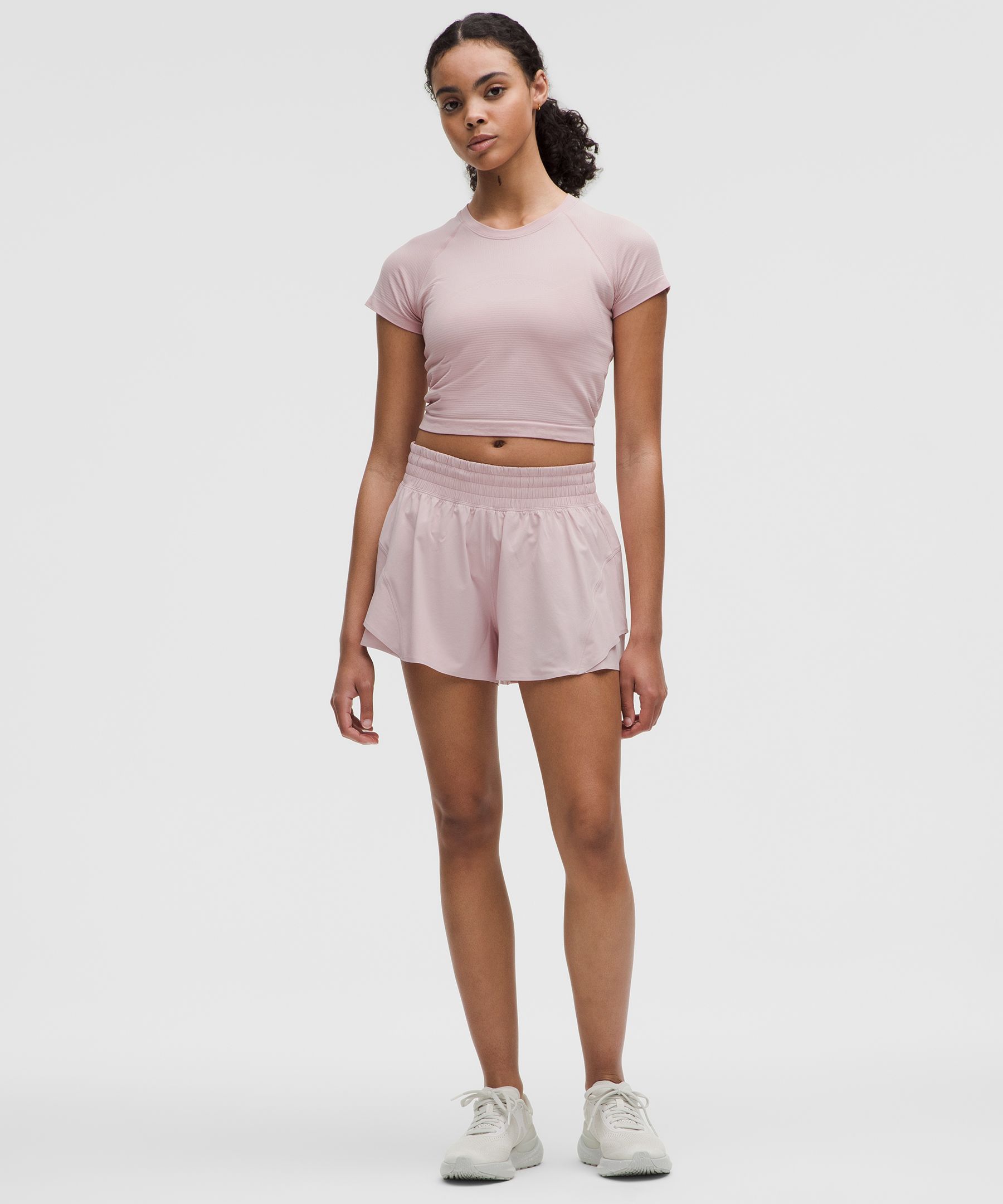 Lululemon Swiftly Tech Cropped Short-sleeve Shirt 2.0