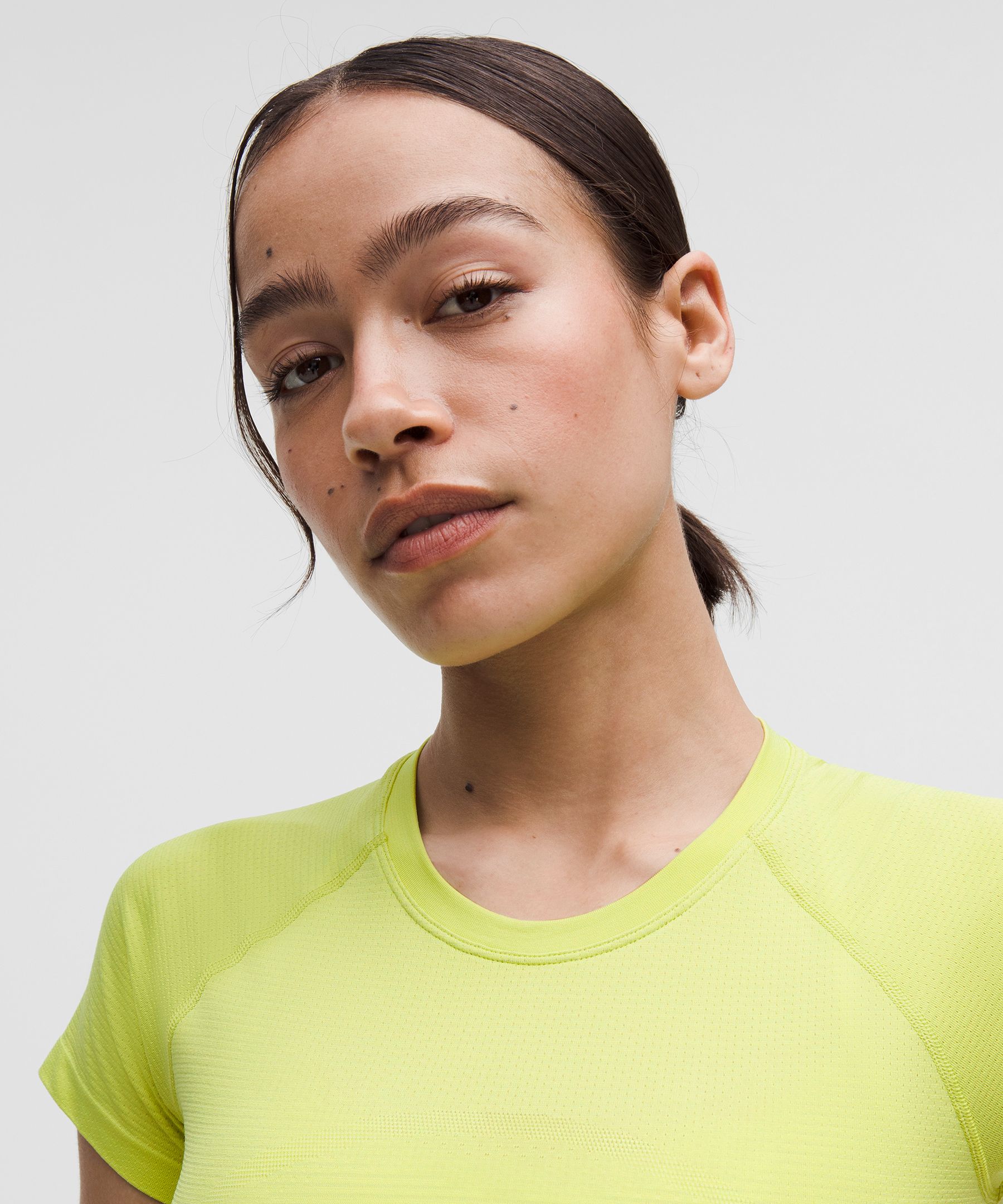 Lululemon Swiftly Tech Cropped Short-sleeve Shirt 2.0