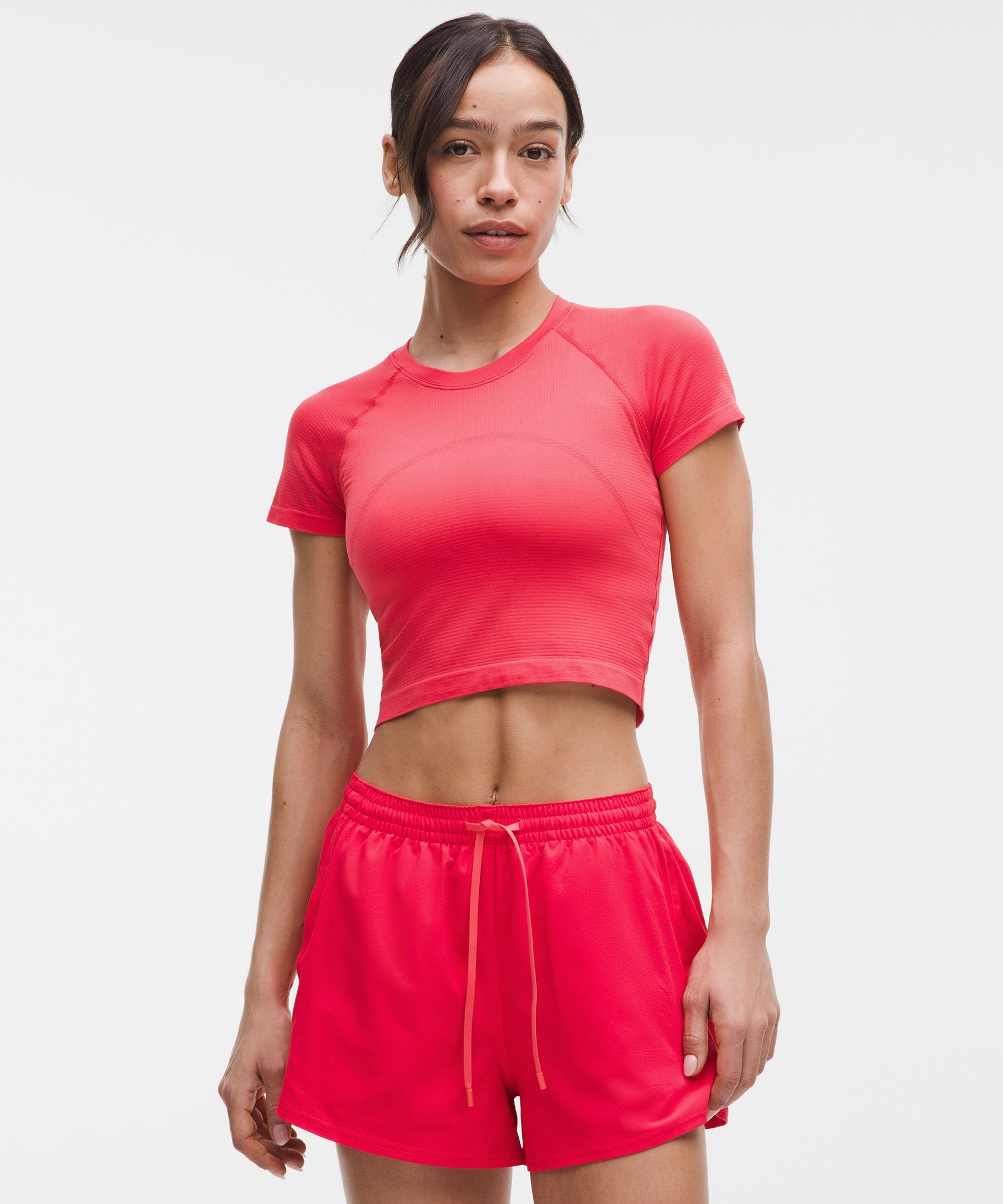 Swiftly Tech Cropped Short-Sleeve Shirt 2.0