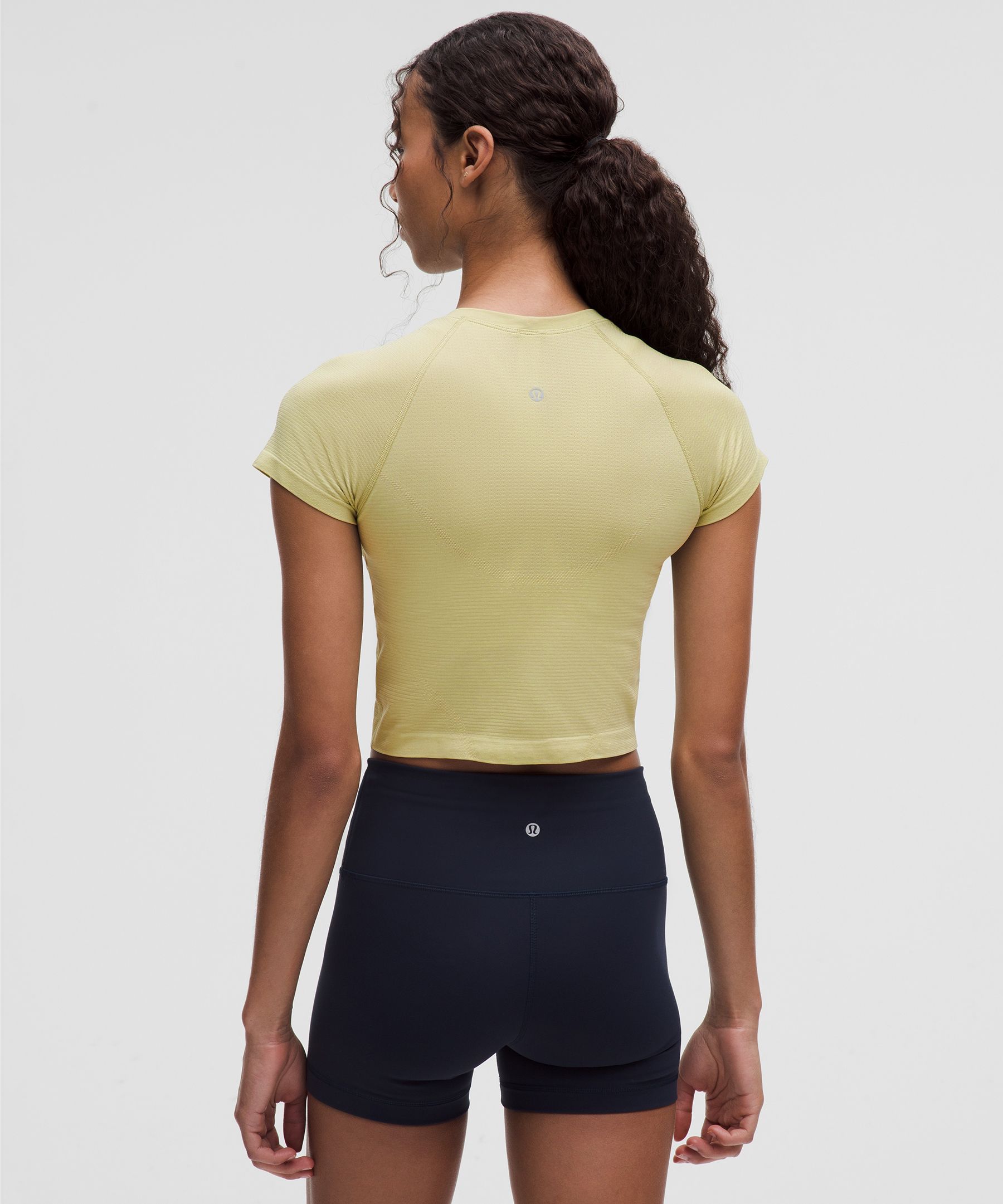 Lululemon Swiftly Tech Cropped Short-sleeve Shirt 2.0