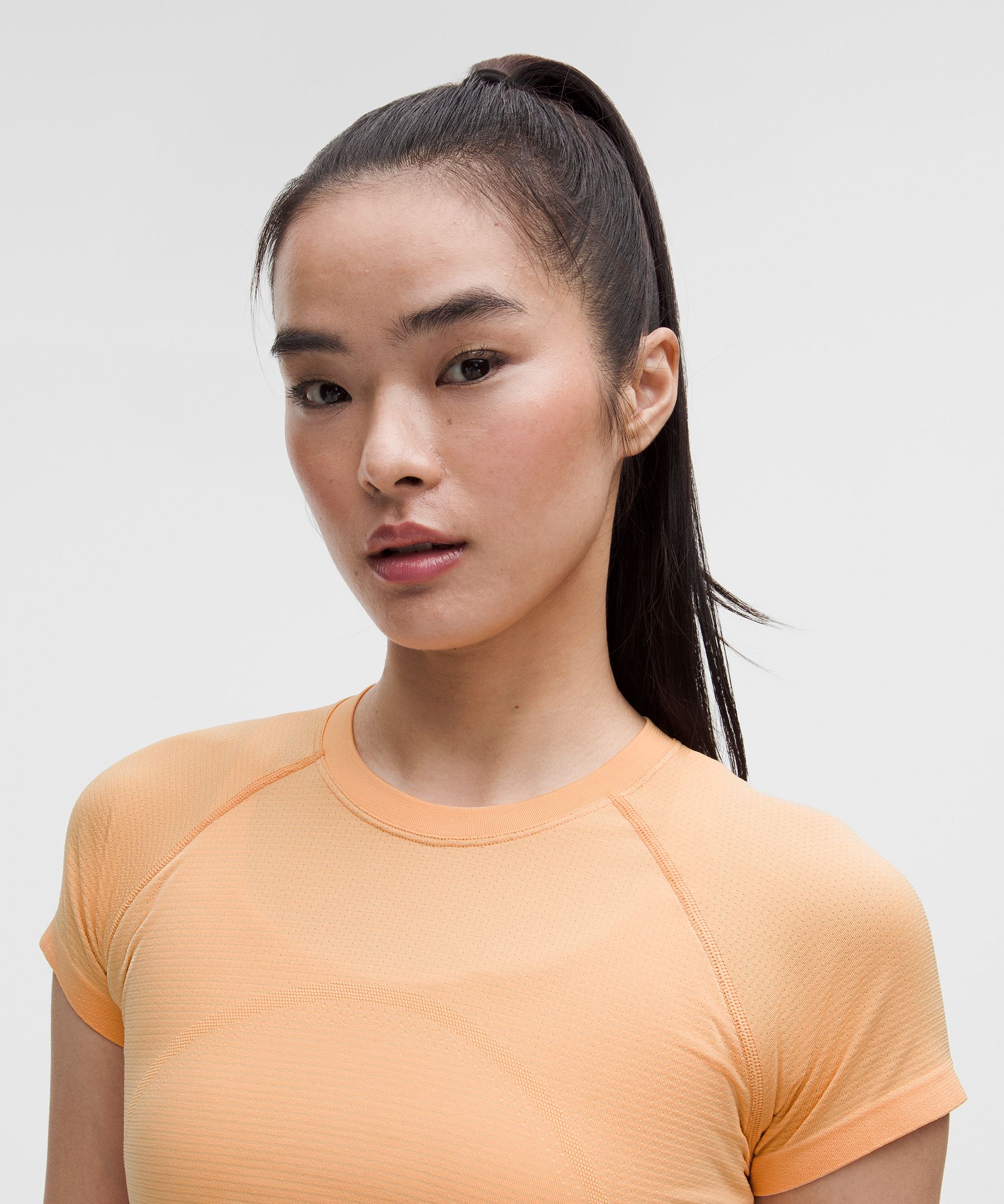 Lululemon Swiftly Tech Cropped Short-sleeve Shirt 2.0