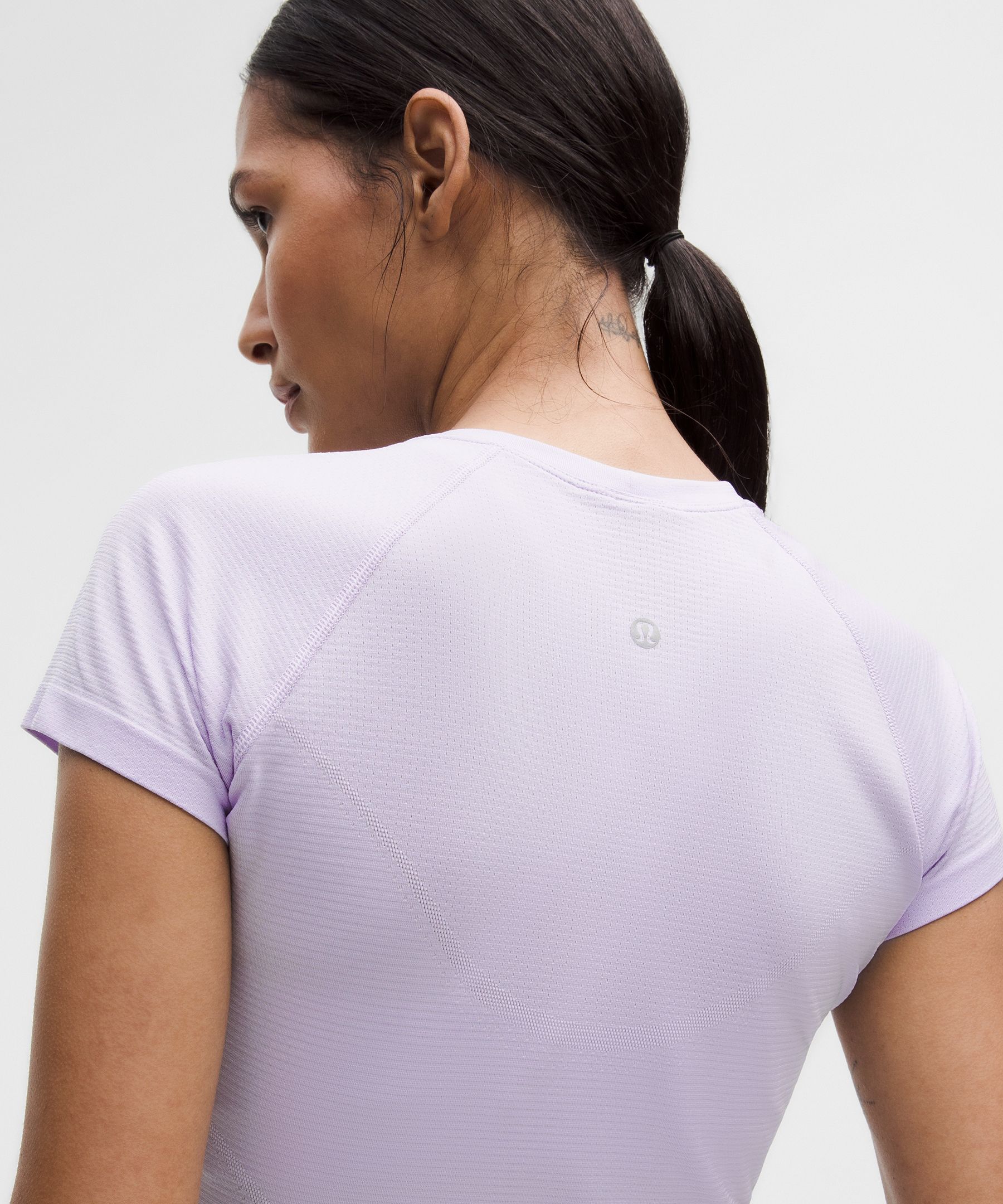 Lululemon Swiftly Tech Cropped Short-sleeve Shirt 2.0