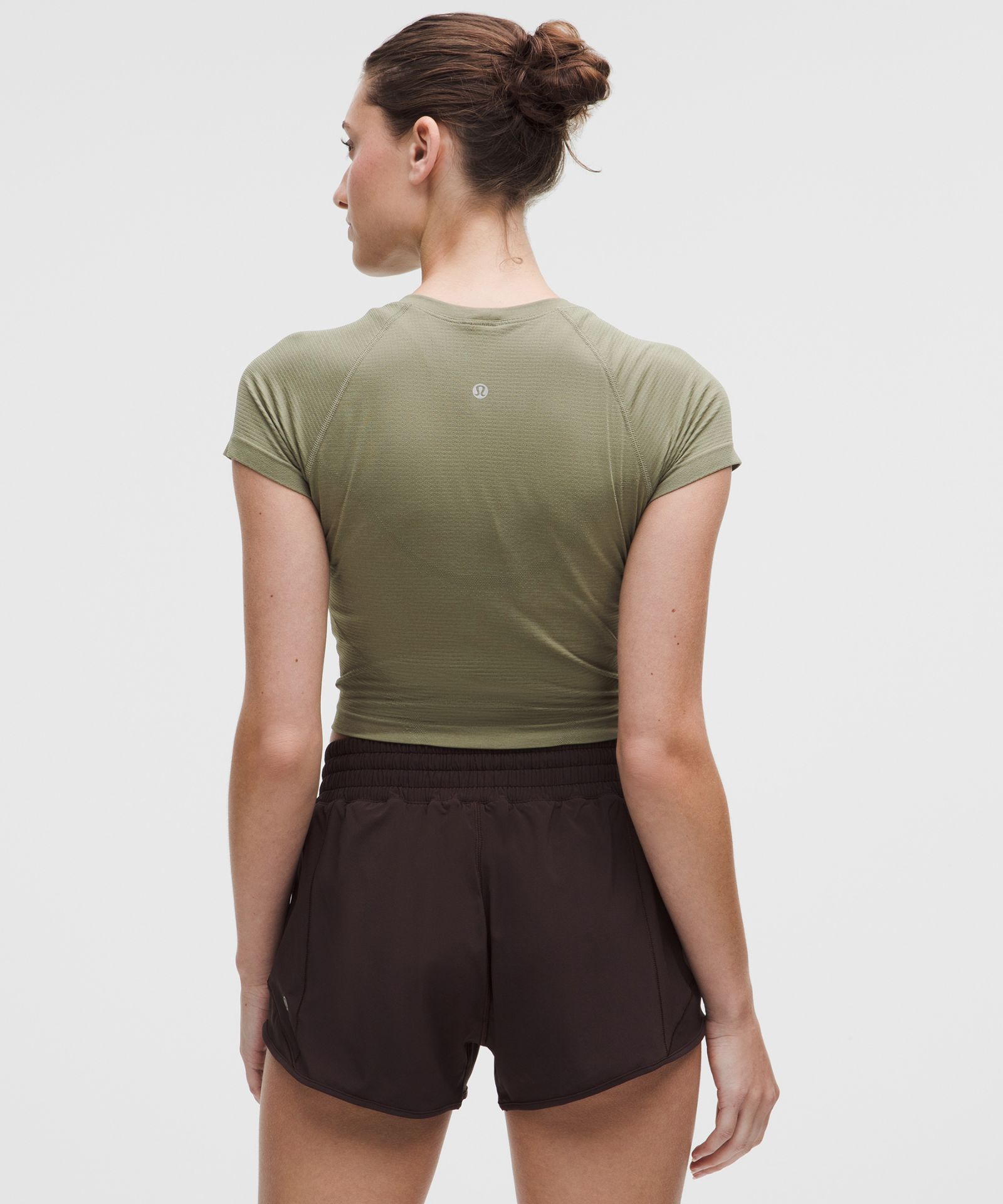 Женский топ Lululemon Swiftly Tech Cropped 2.0 — фото 3