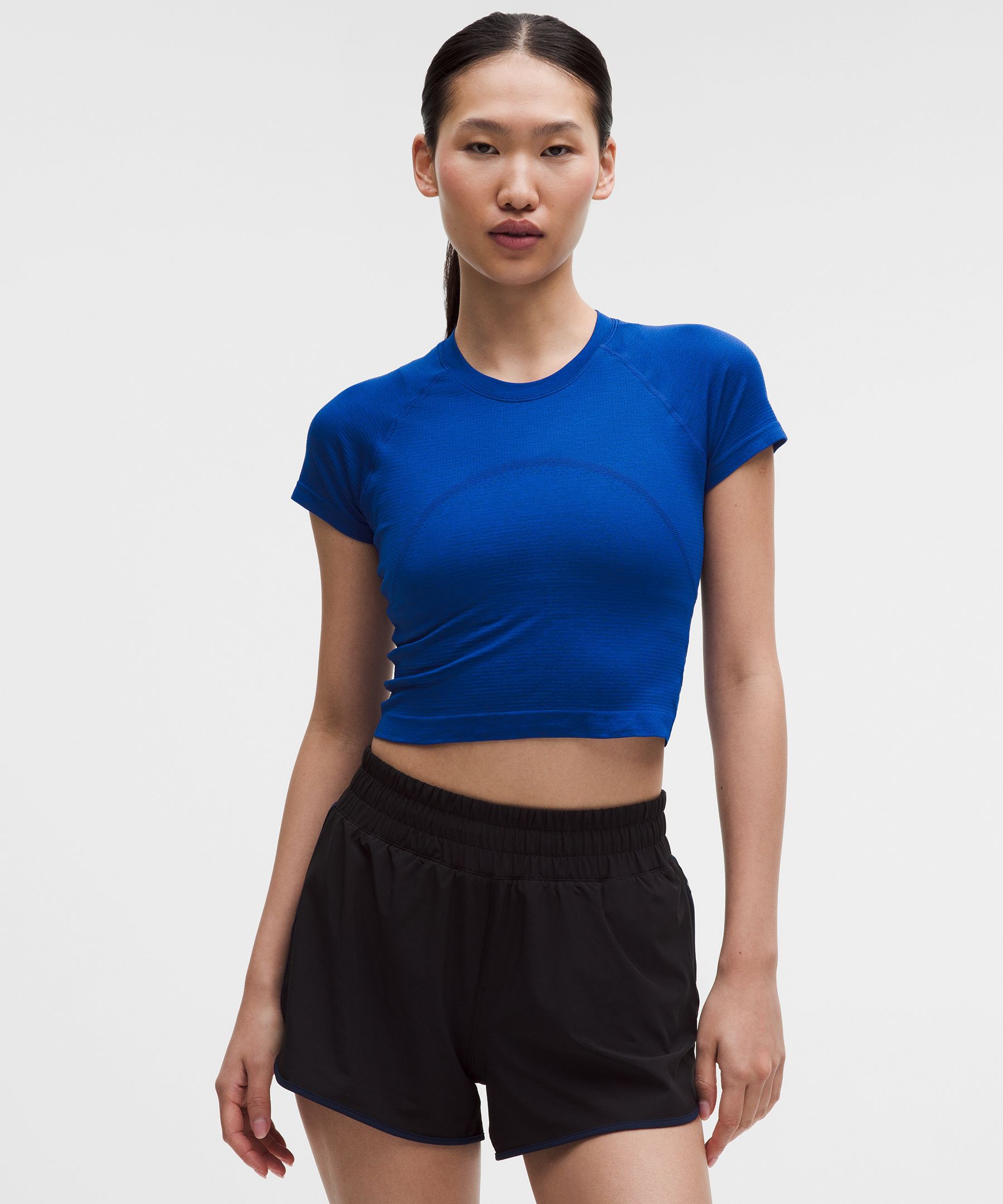Swiftly Tech Cropped Short-Sleeve Shirt 2.0