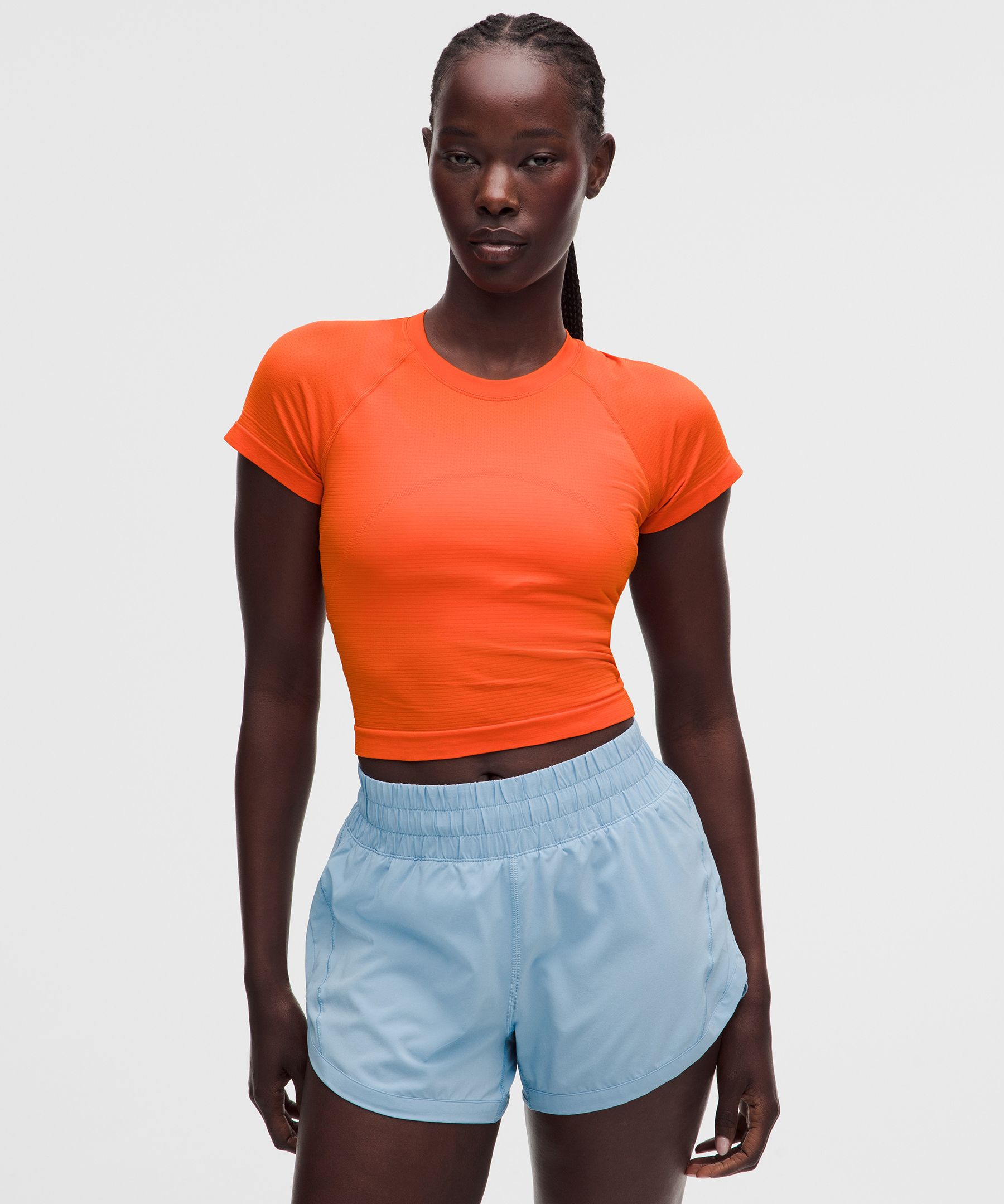 Swiftly Tech Cropped Short-Sleeve Shirt 2.0