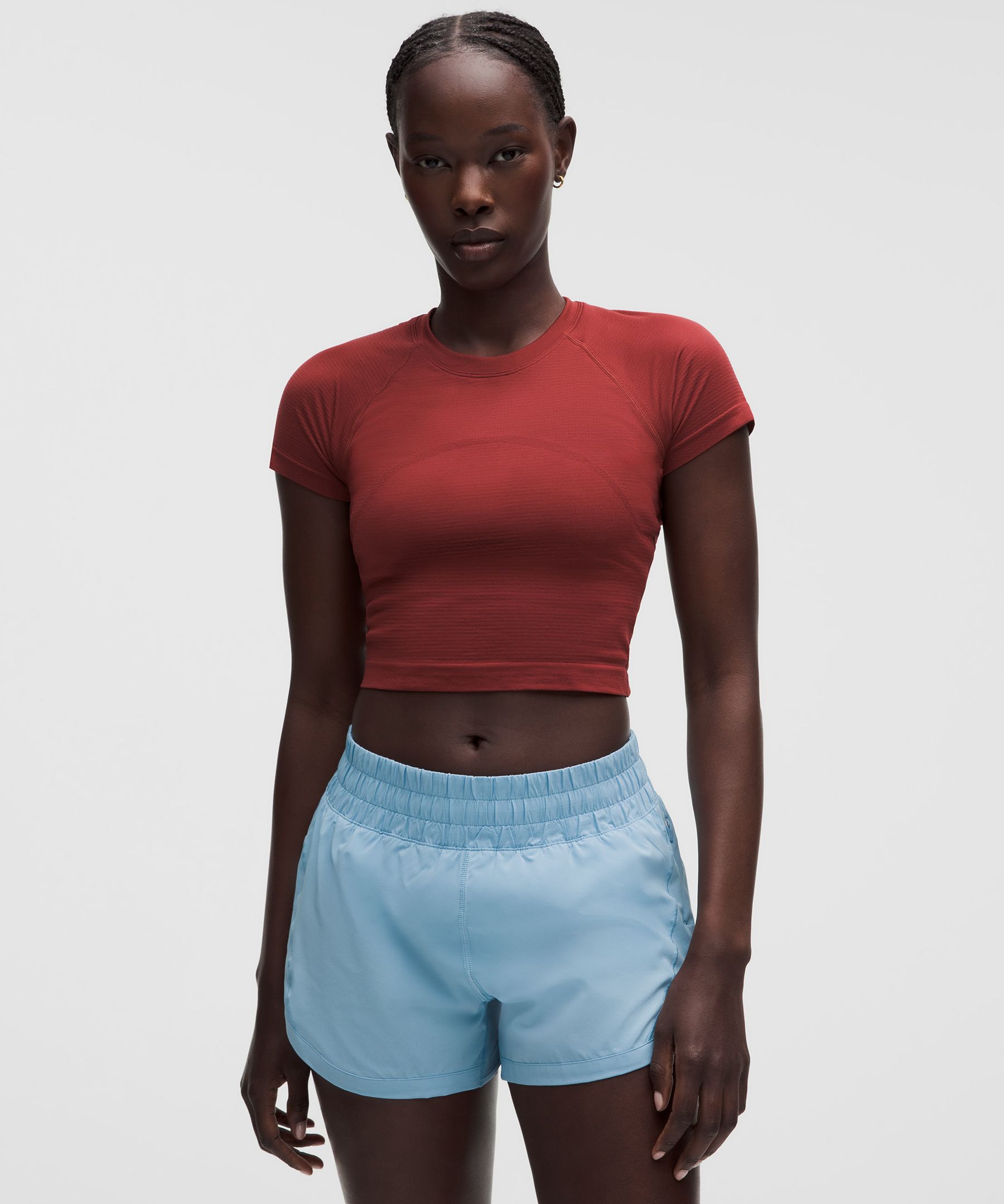 Swiftly Tech Crop-Kurzarmshirt&nbsp;2.0