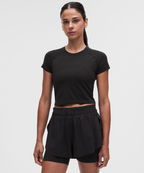 Женская укороченная футболка Lululemon Swiftly Tech 2.0