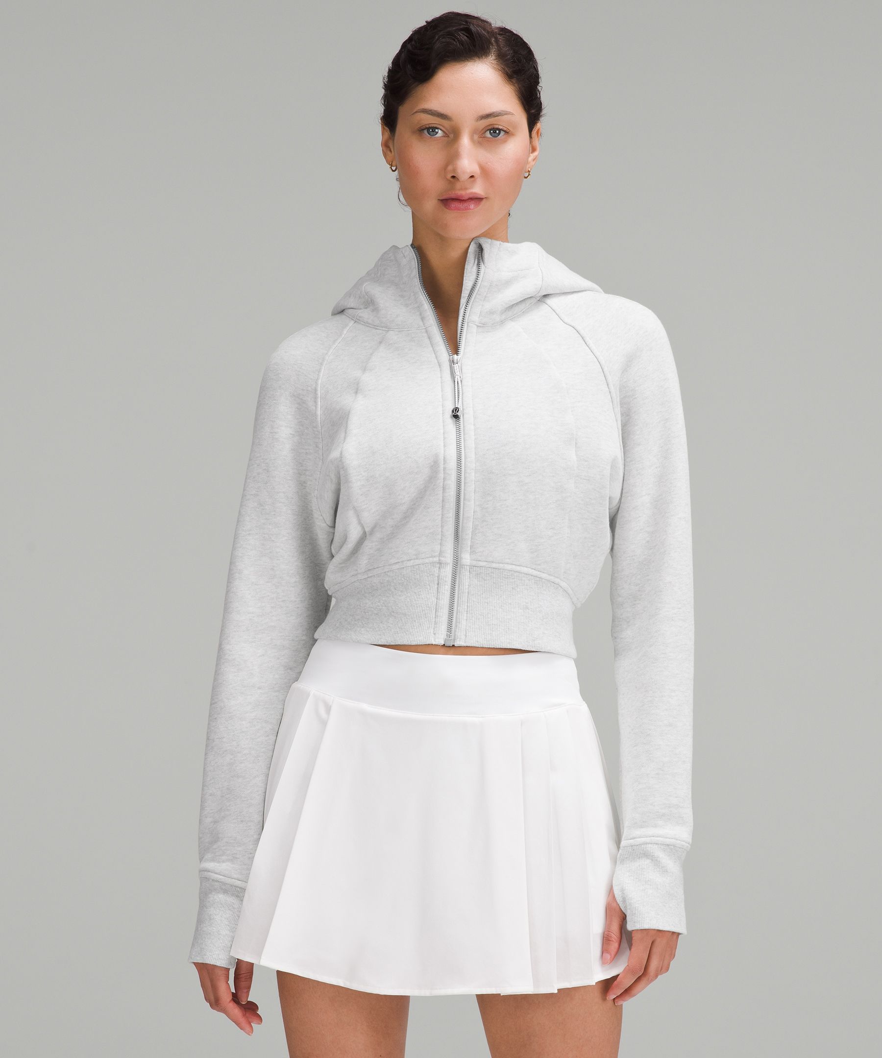 Scuba Full-Zip Cropped Hoodie  Women's Hoodies & Sweatshirts