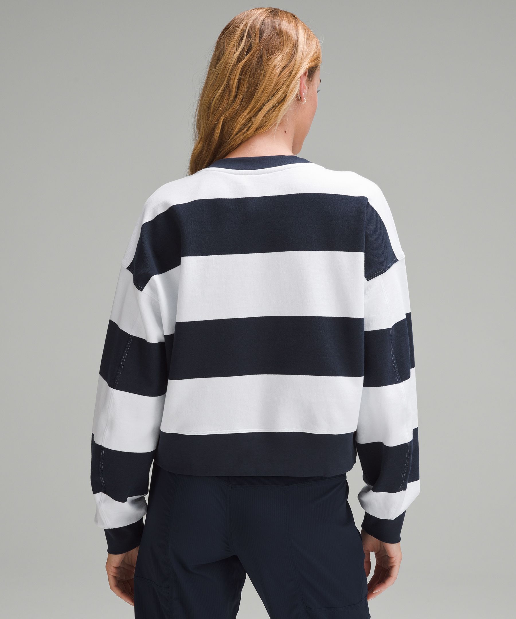 Perfectly Oversized Cropped Crew *Stripe | 衛衣 | Lululemon HK