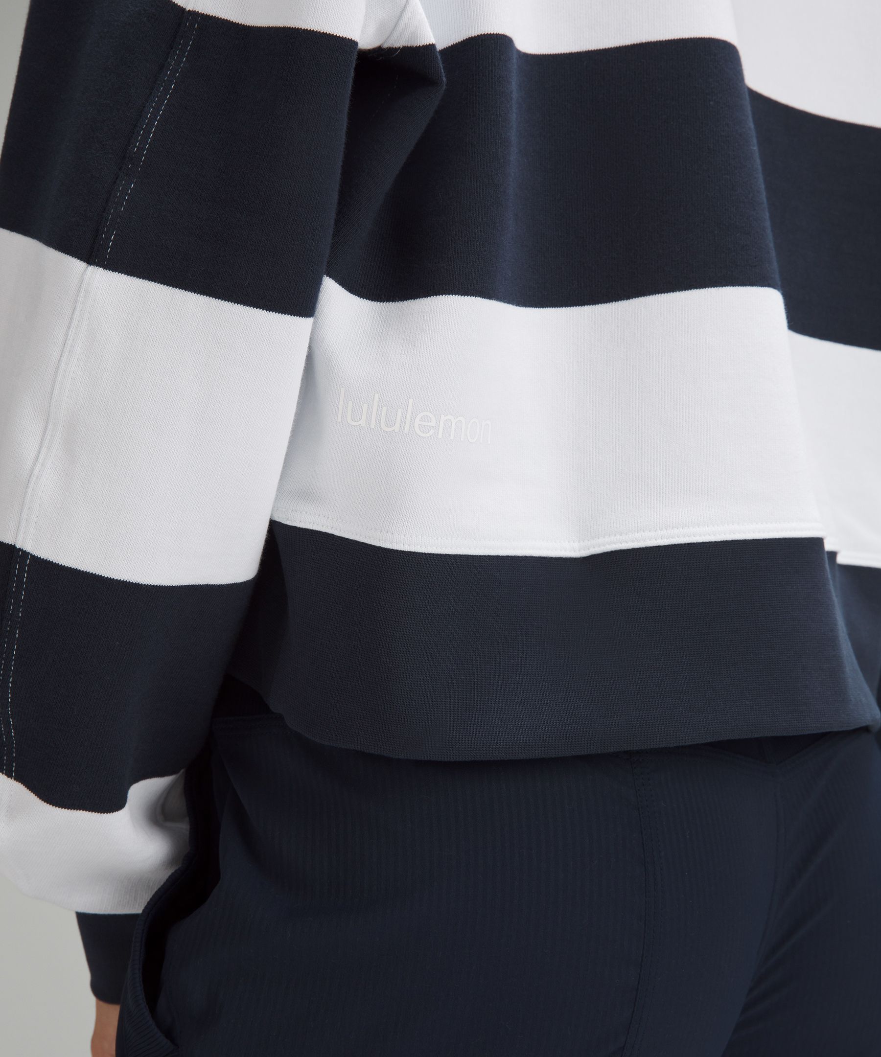 Perfectly Oversized Cropped Crew *Stripe | 衛衣 | Lululemon HK