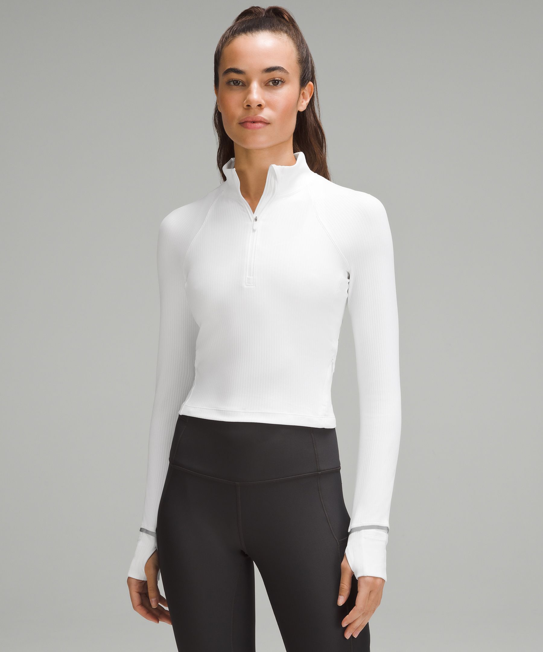 It's Rulu Run Cropped Half-Zip