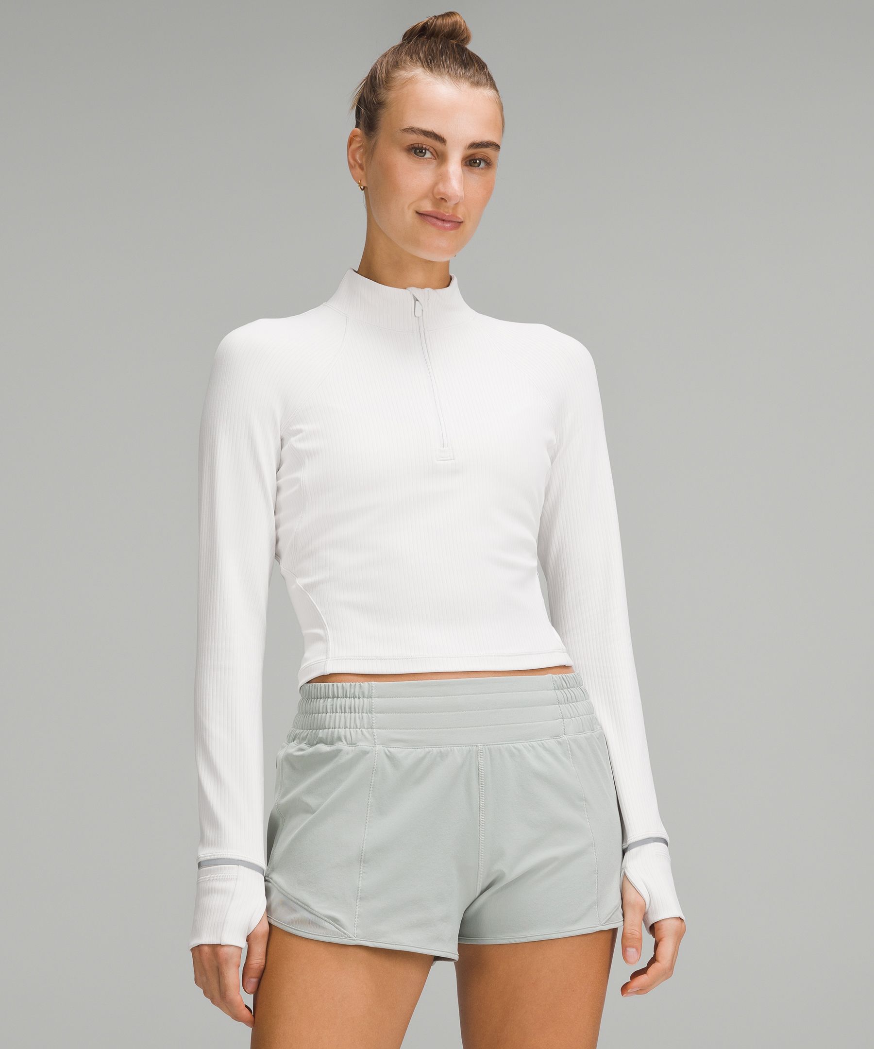 Lululemon half zip crop sale