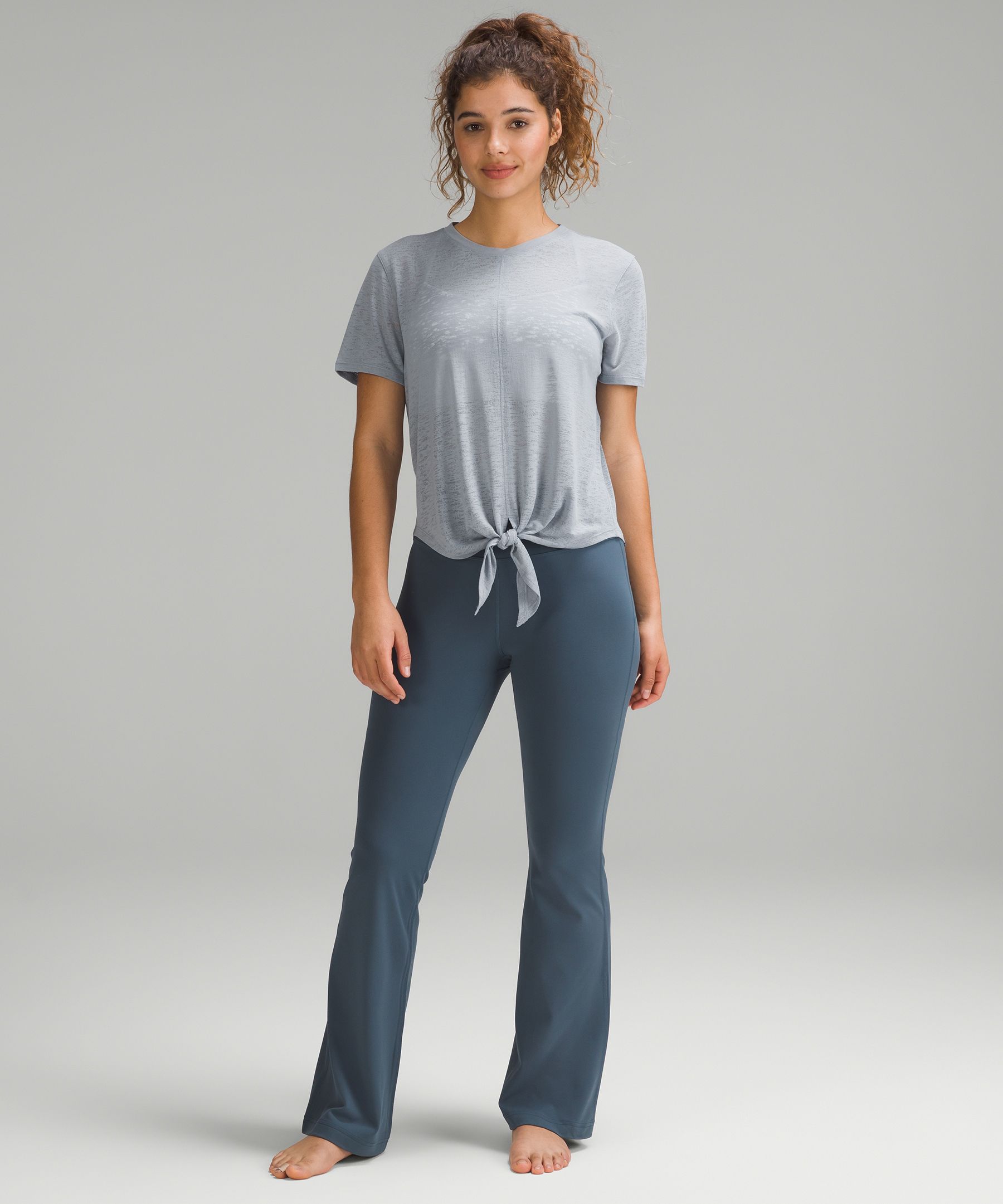 Lightweight TieFront Yoga ShortSleeve Shirt Lululemon AU