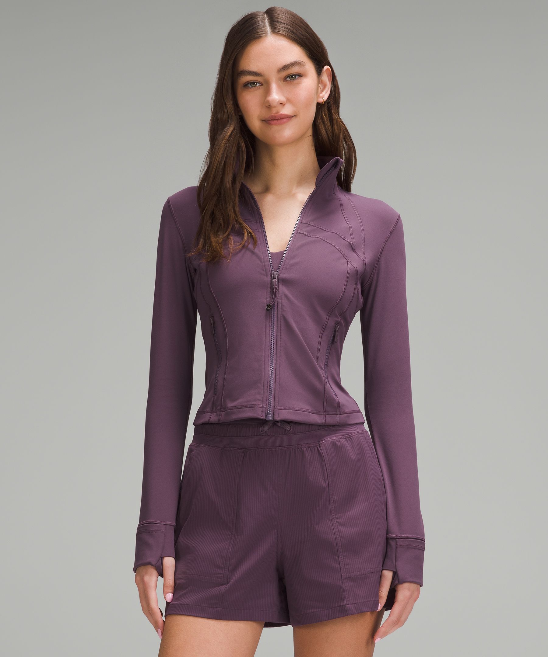 lululemon athletica Define Cropped Jacket Nulu - Color Purple