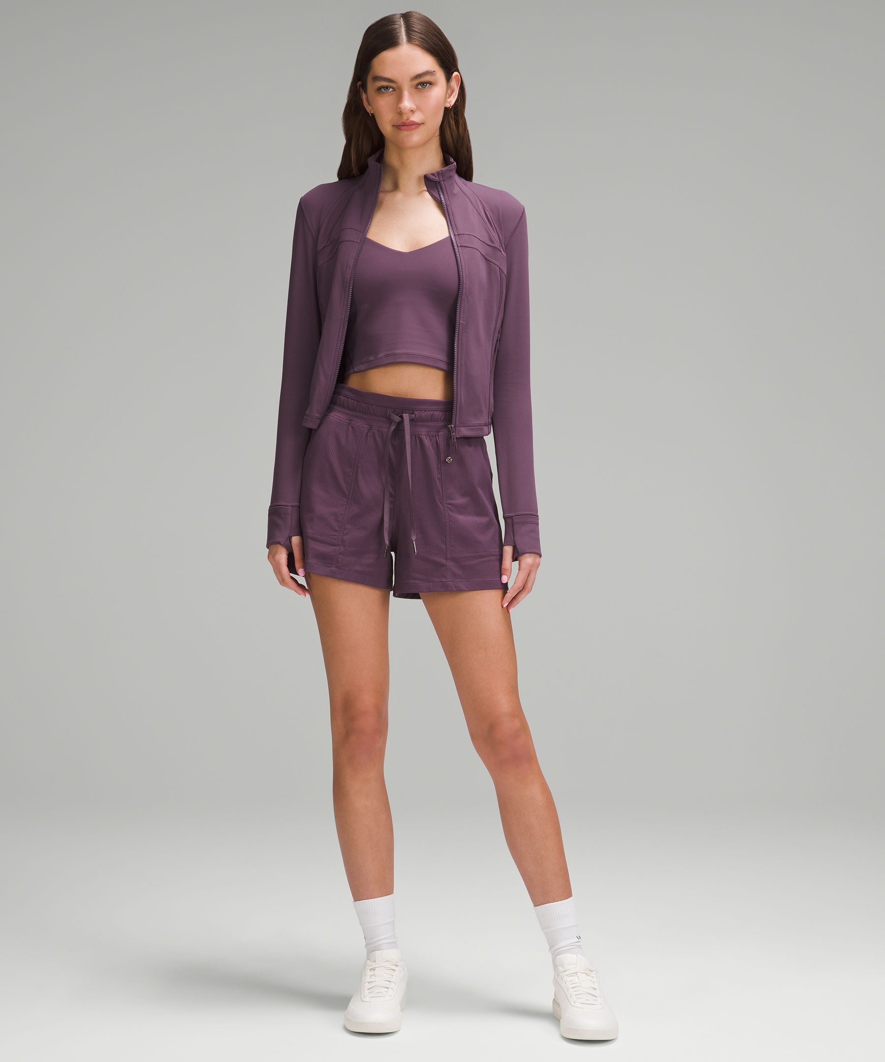 Track Define Cropped Jacket *Nulu - Dark Lavender - 10 at Lululemon